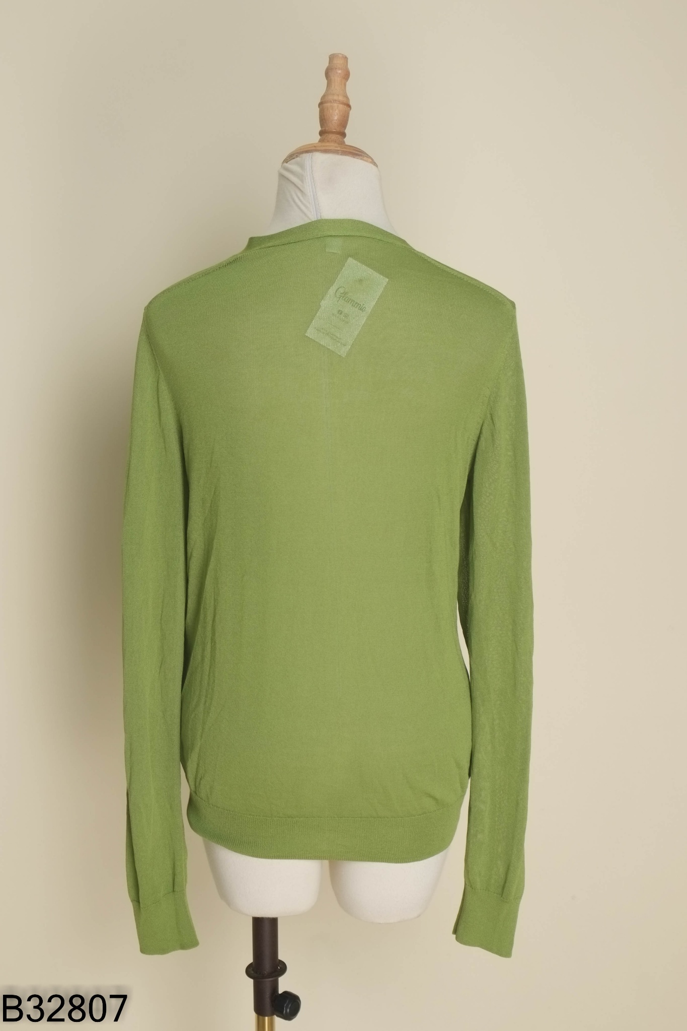 Cadigan UNIQLO xanh lá len mỏng