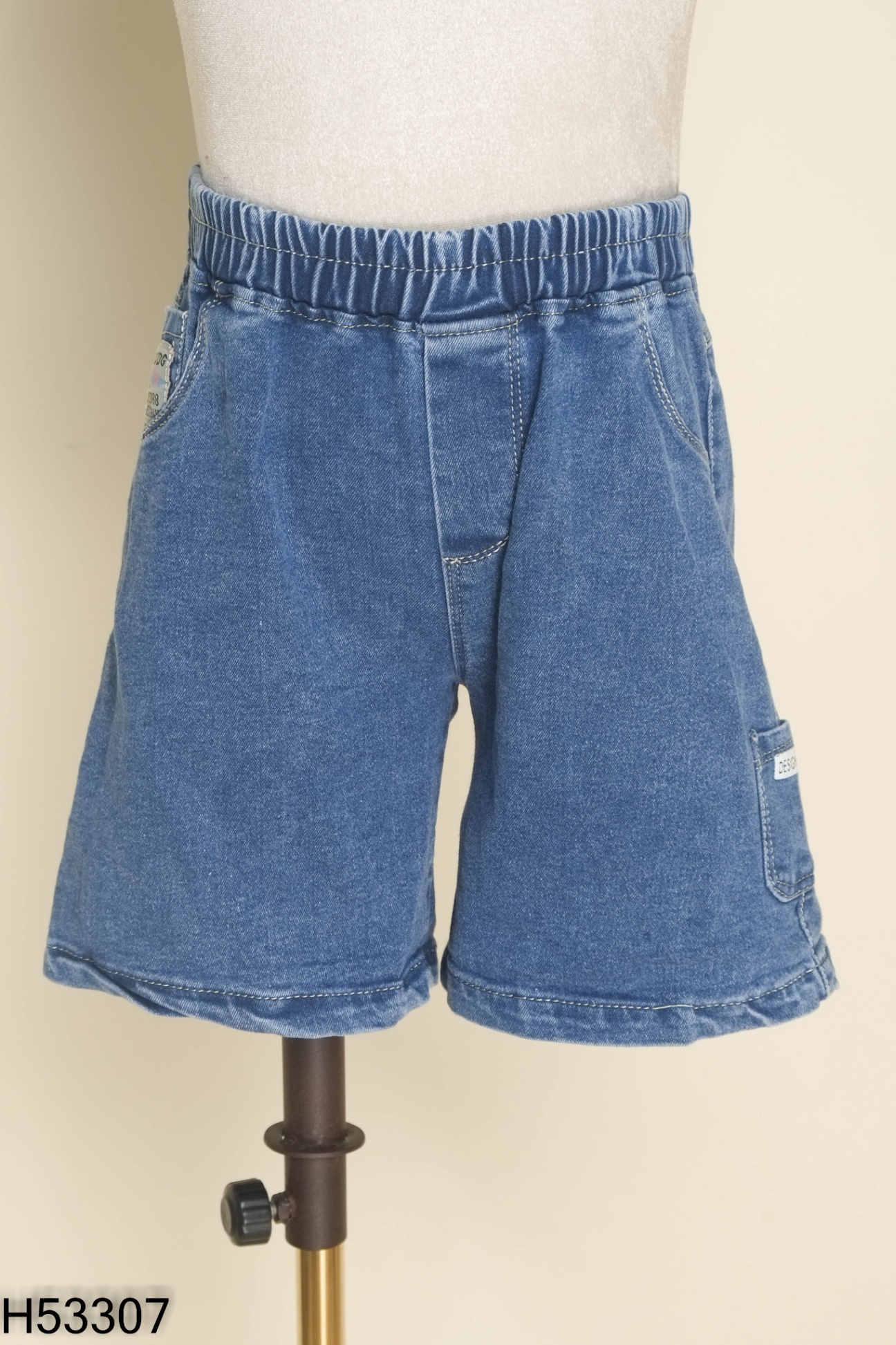 Quần shorts jeans xanh KIDS