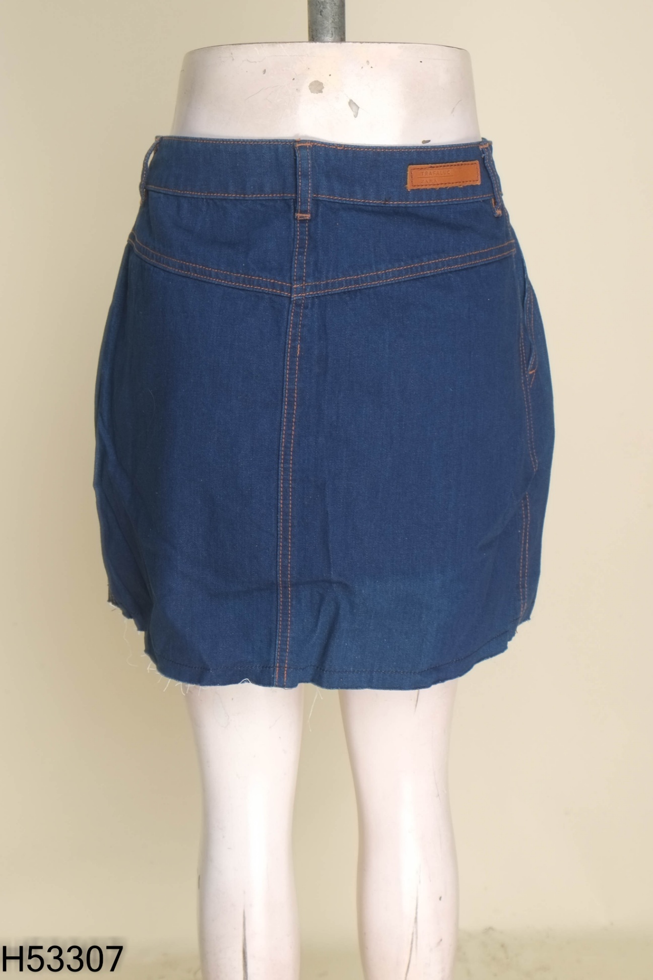 NEWTAG Chân váy ZARA jeans xanh