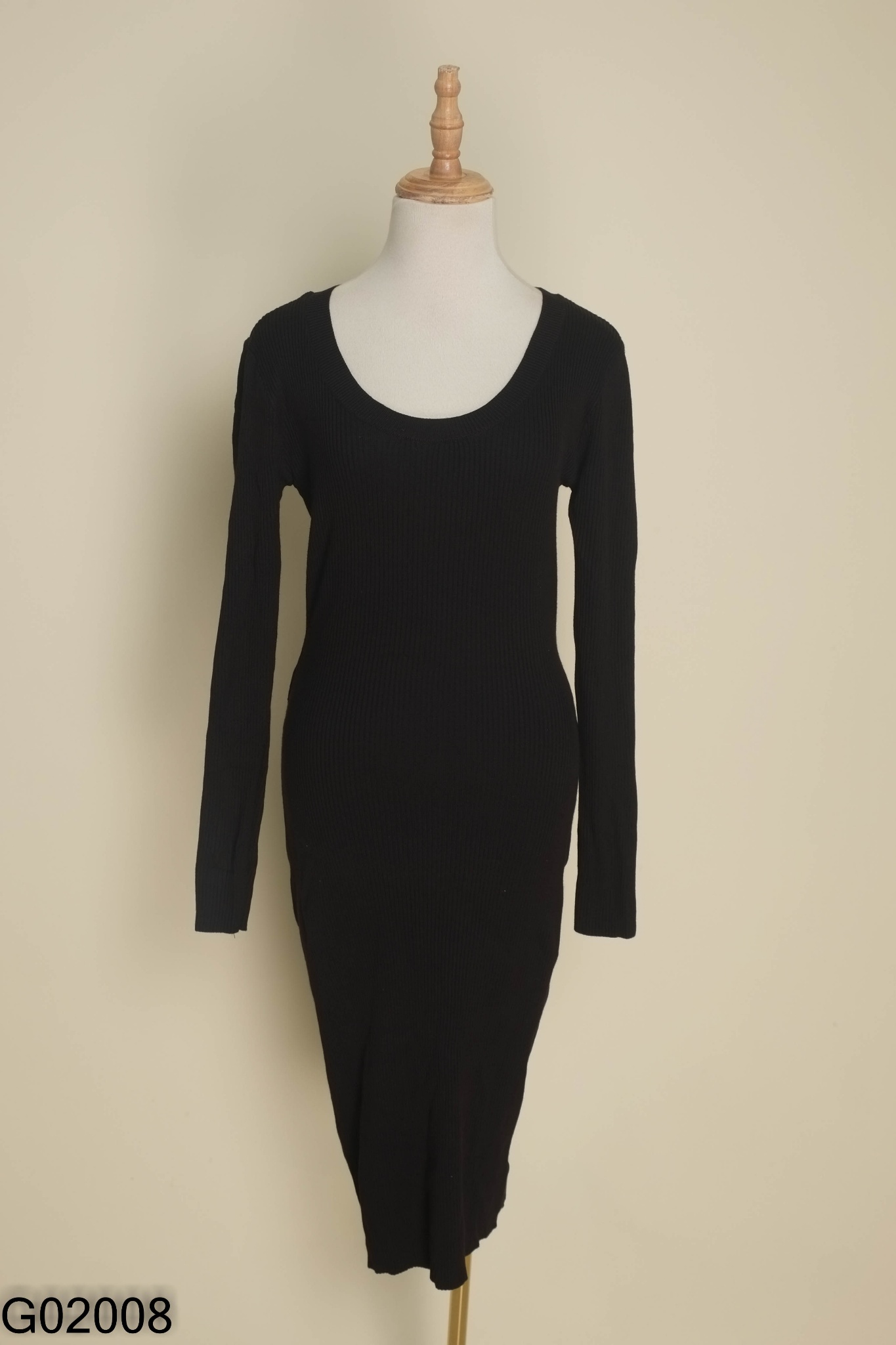 Váy FASHION NOVA len đen body