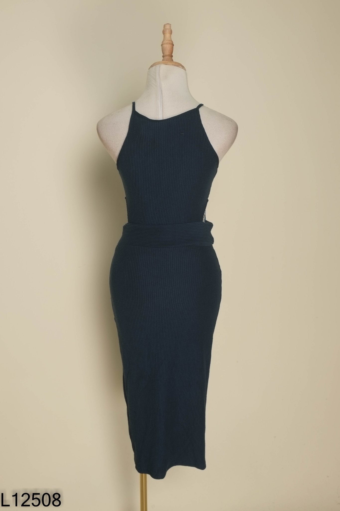 NEWTAG Váy TOPSHOP xanh cổ yếm