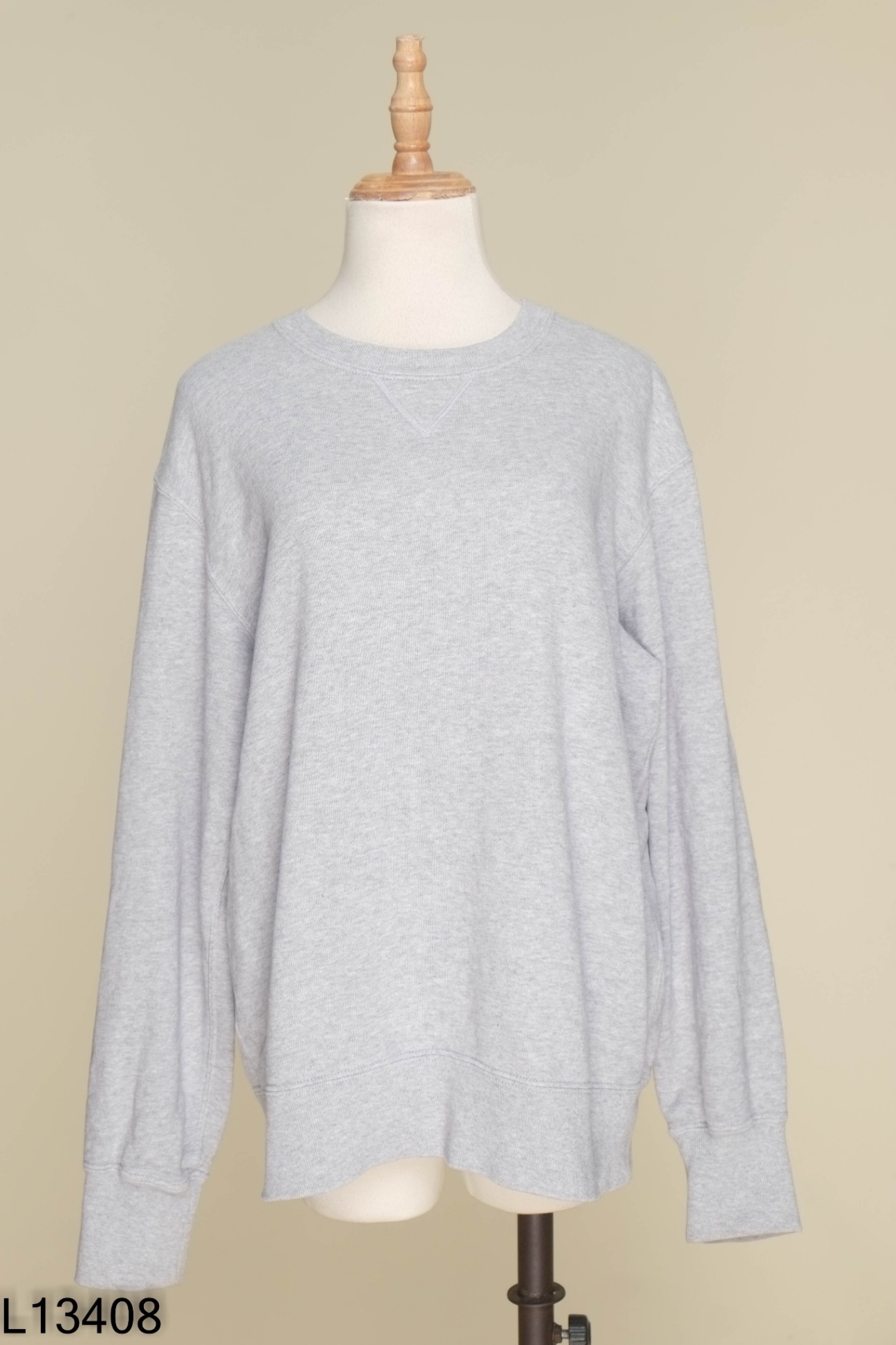 Áo nỉ UNIQLO xám trơn