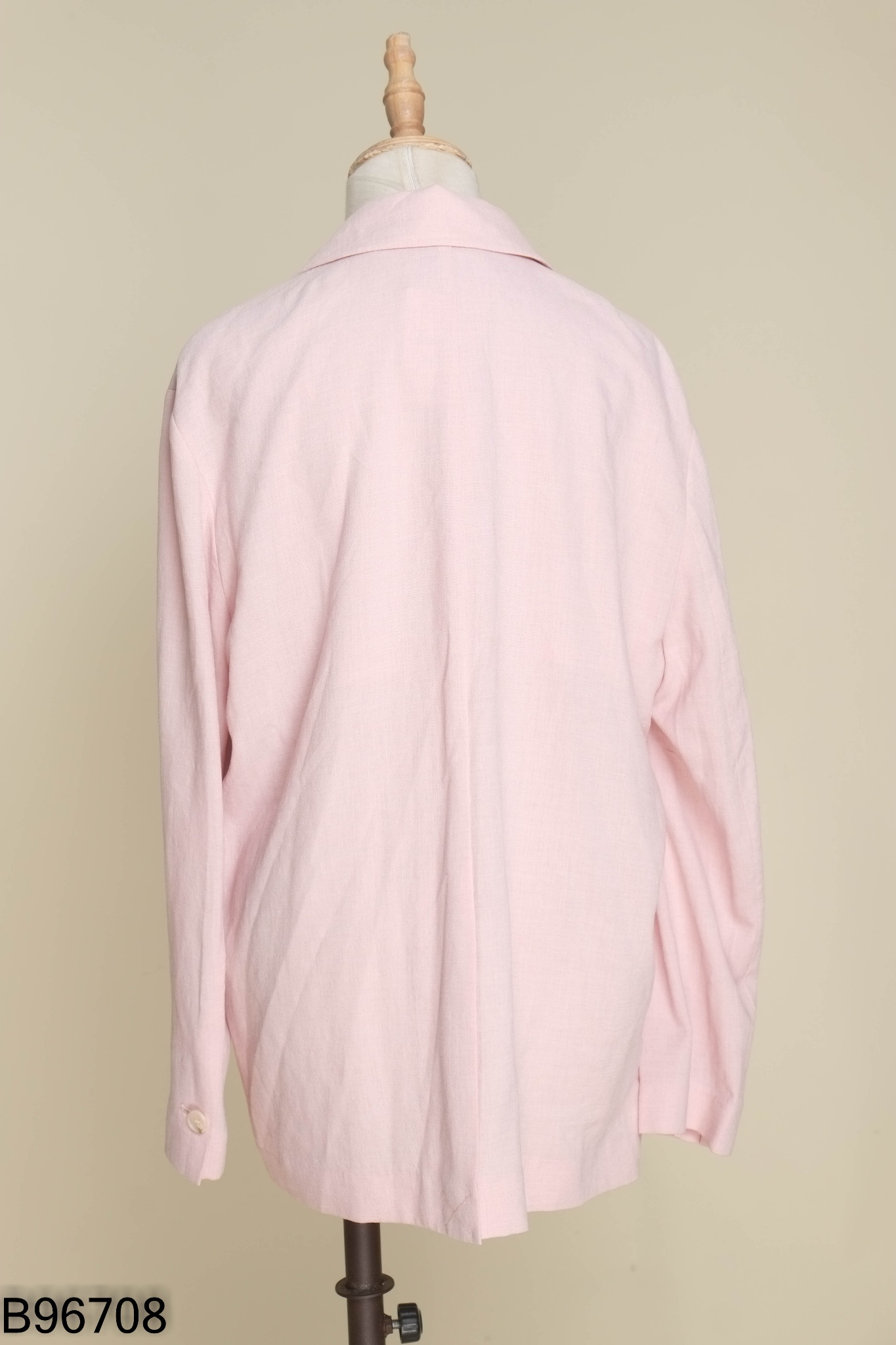 Áo blazer hồng 2 túi