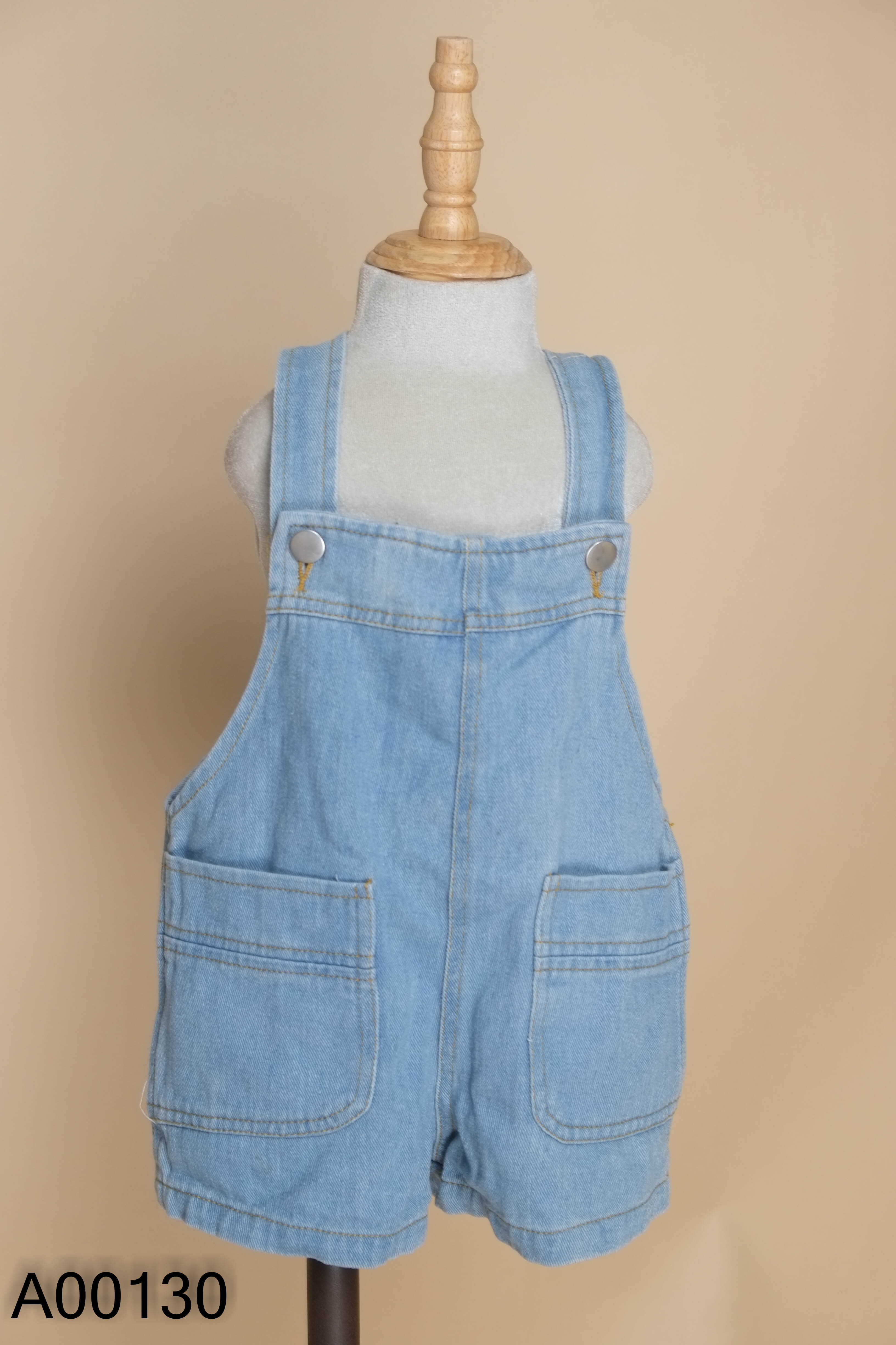 Quần yếm jeans xanh KIDS