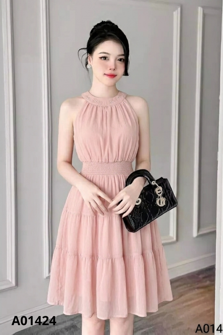 Váy H&H LUXURY voan nâu