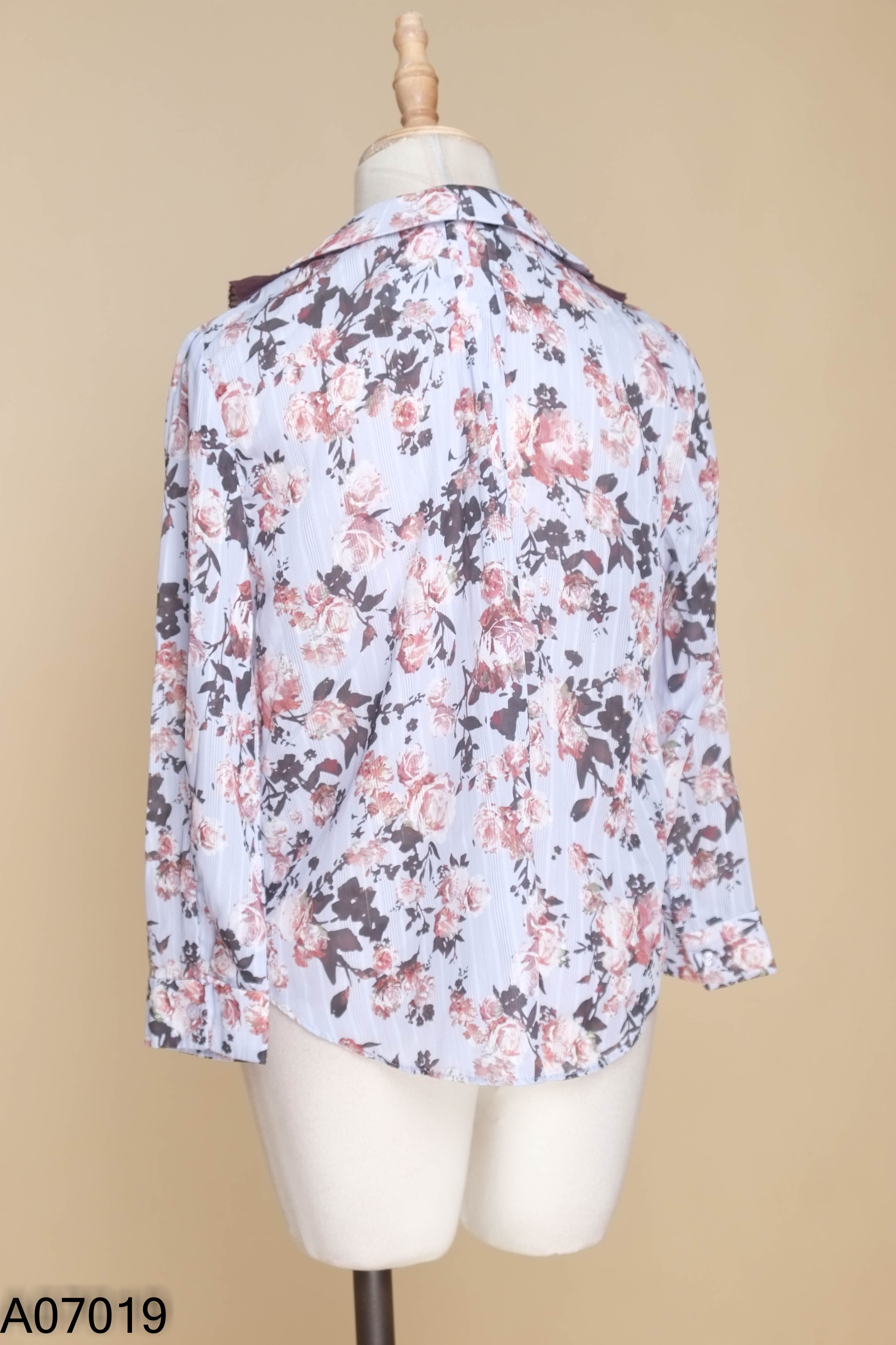 Áo VERO MODA CLASSIC tím hoa