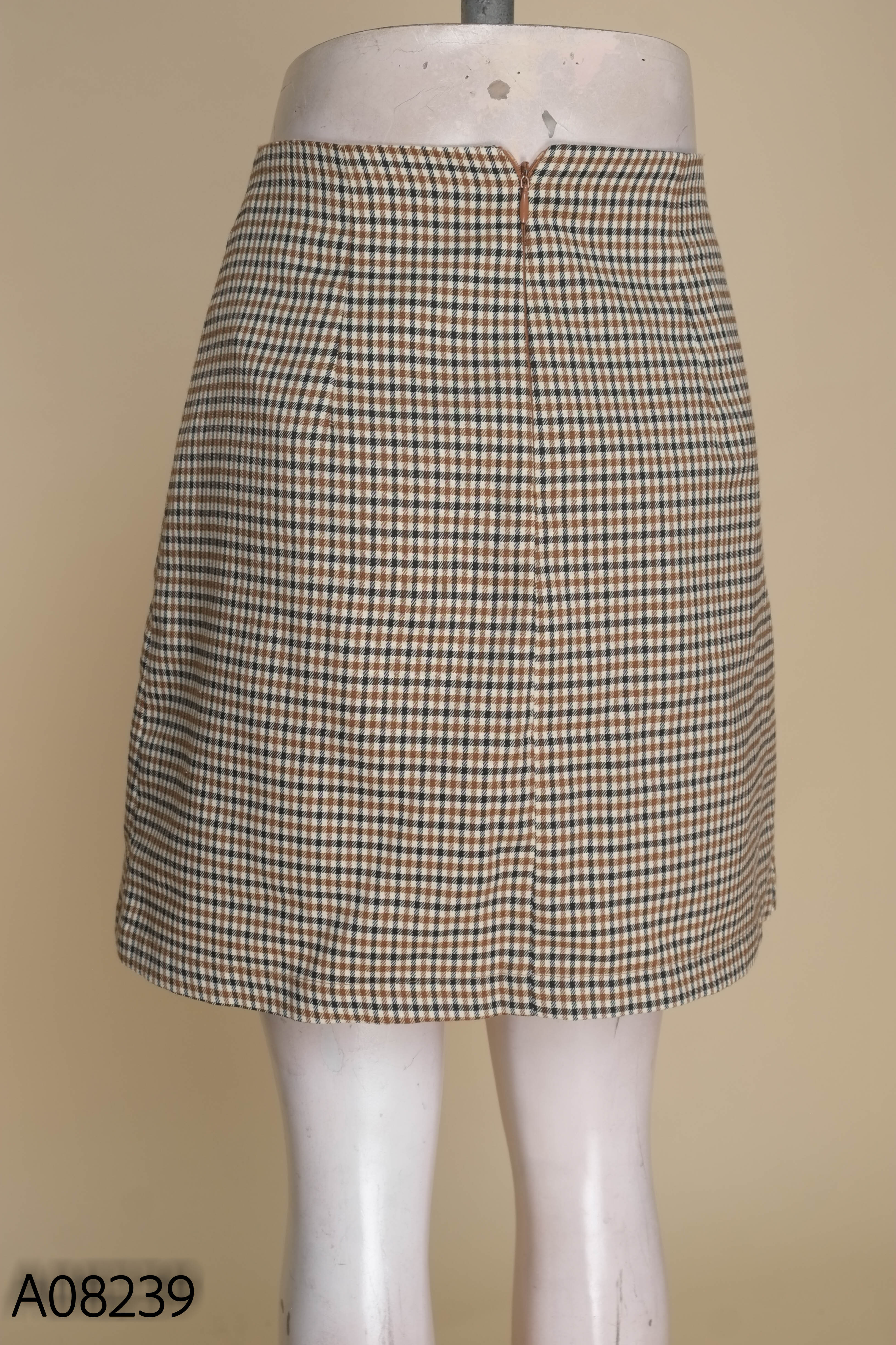 Chân váy nâu kẻ ADORE DRESS