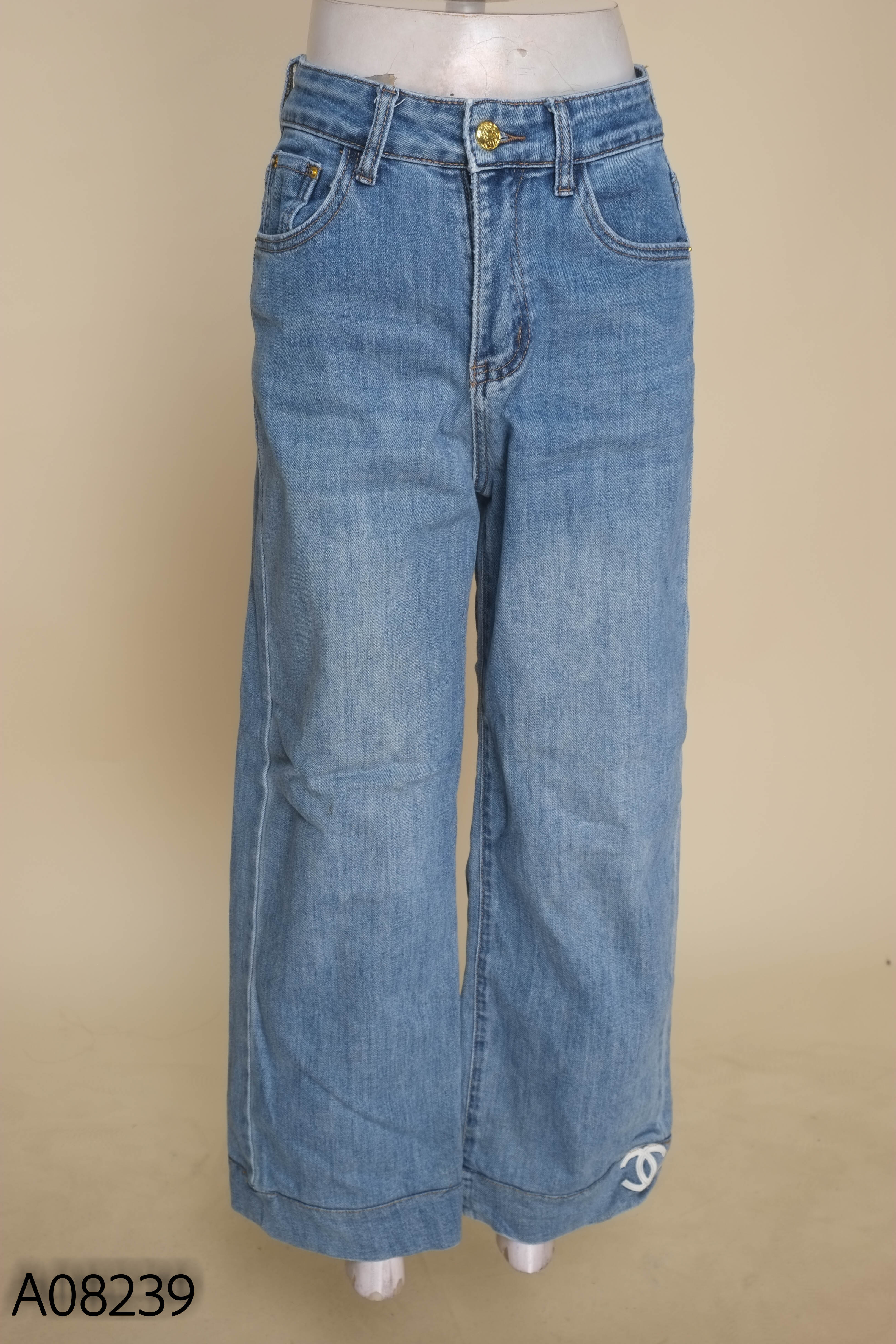 Quần jeans xanh EMILOF PUCCI
