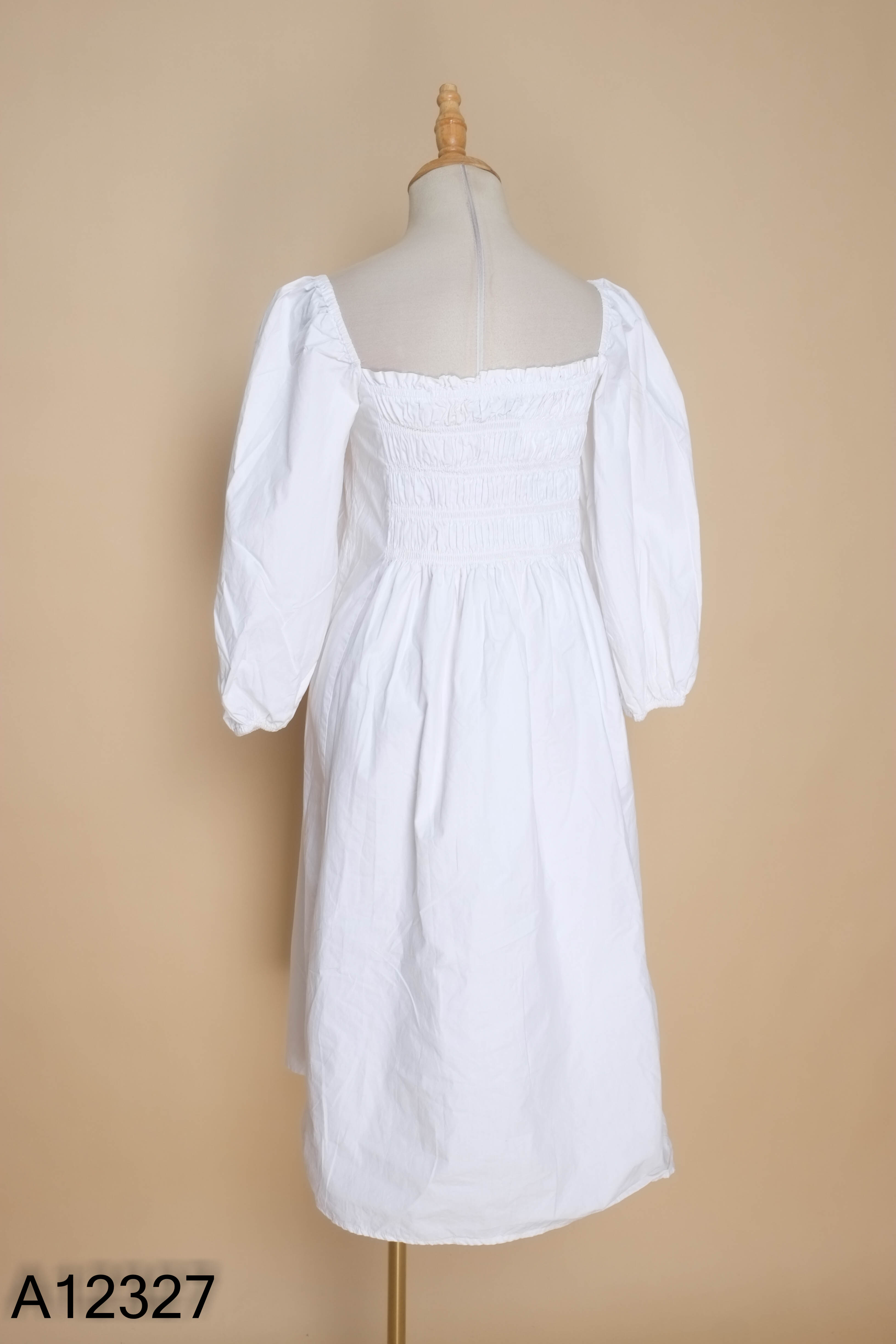 Váy trắng DOTTIE chun ngực