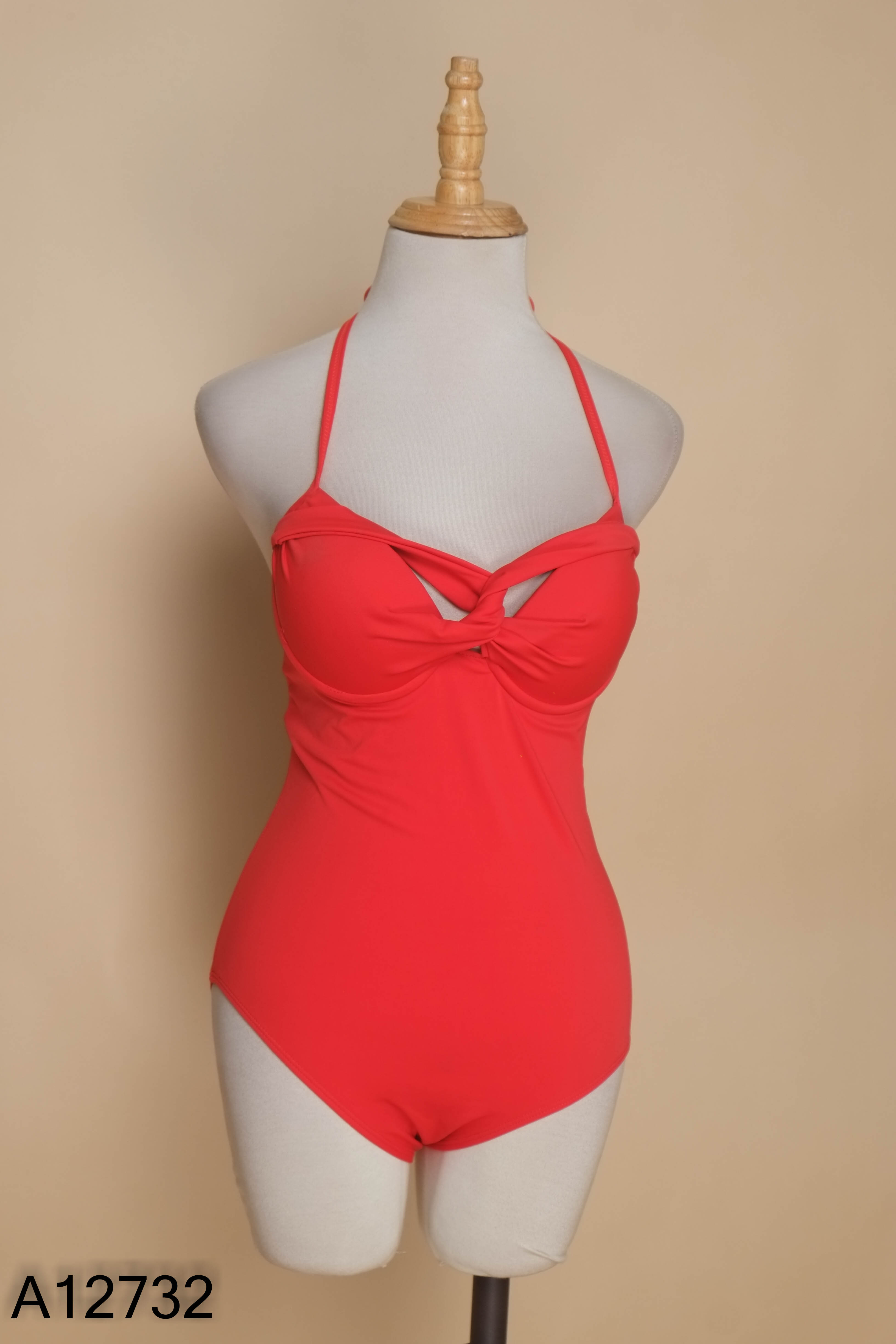 Jumpsuit đỏ trơn