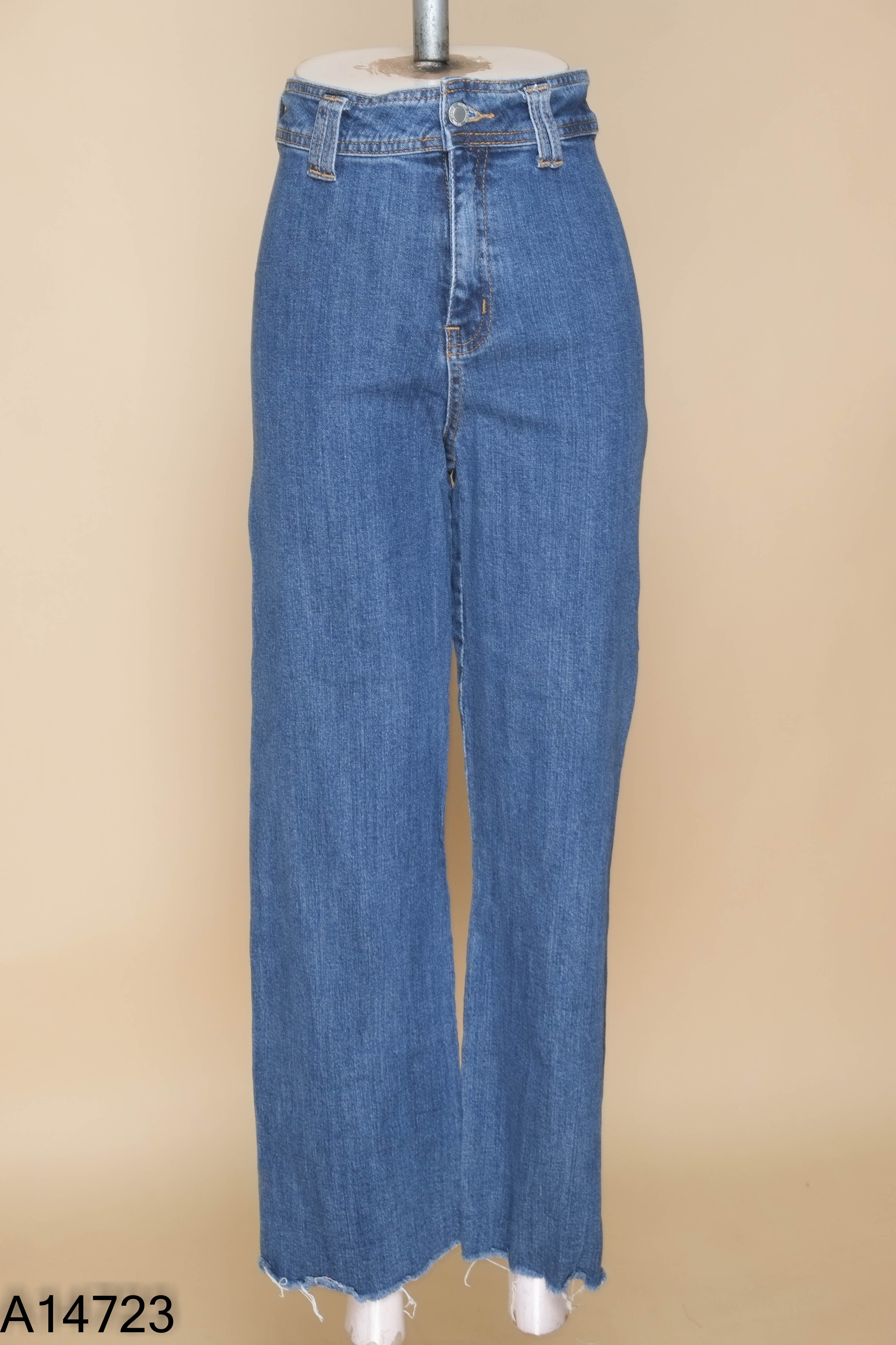 Quần DOTTIE jeans xanh tua rua