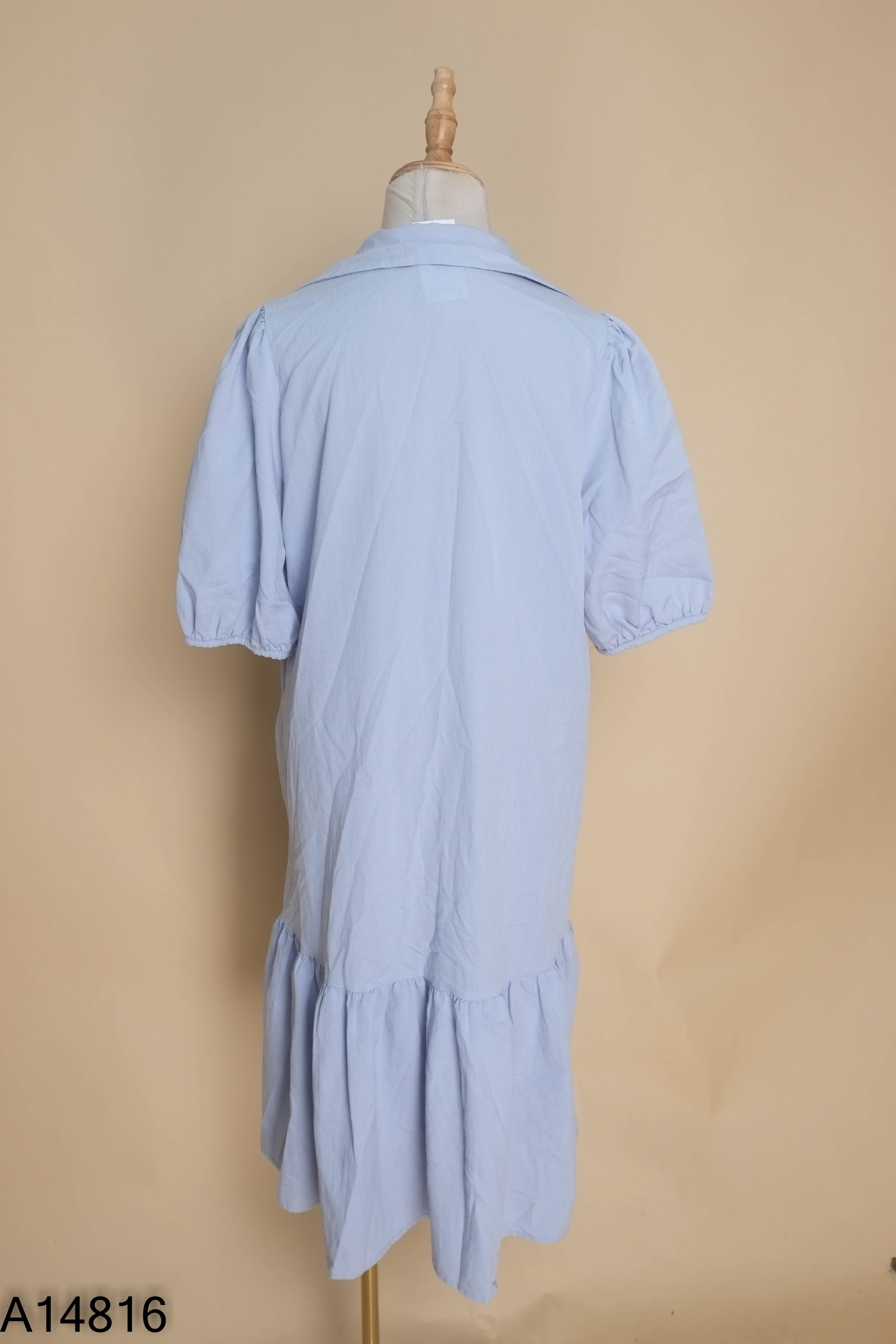 Váy JOAMOM xanh phối cúc