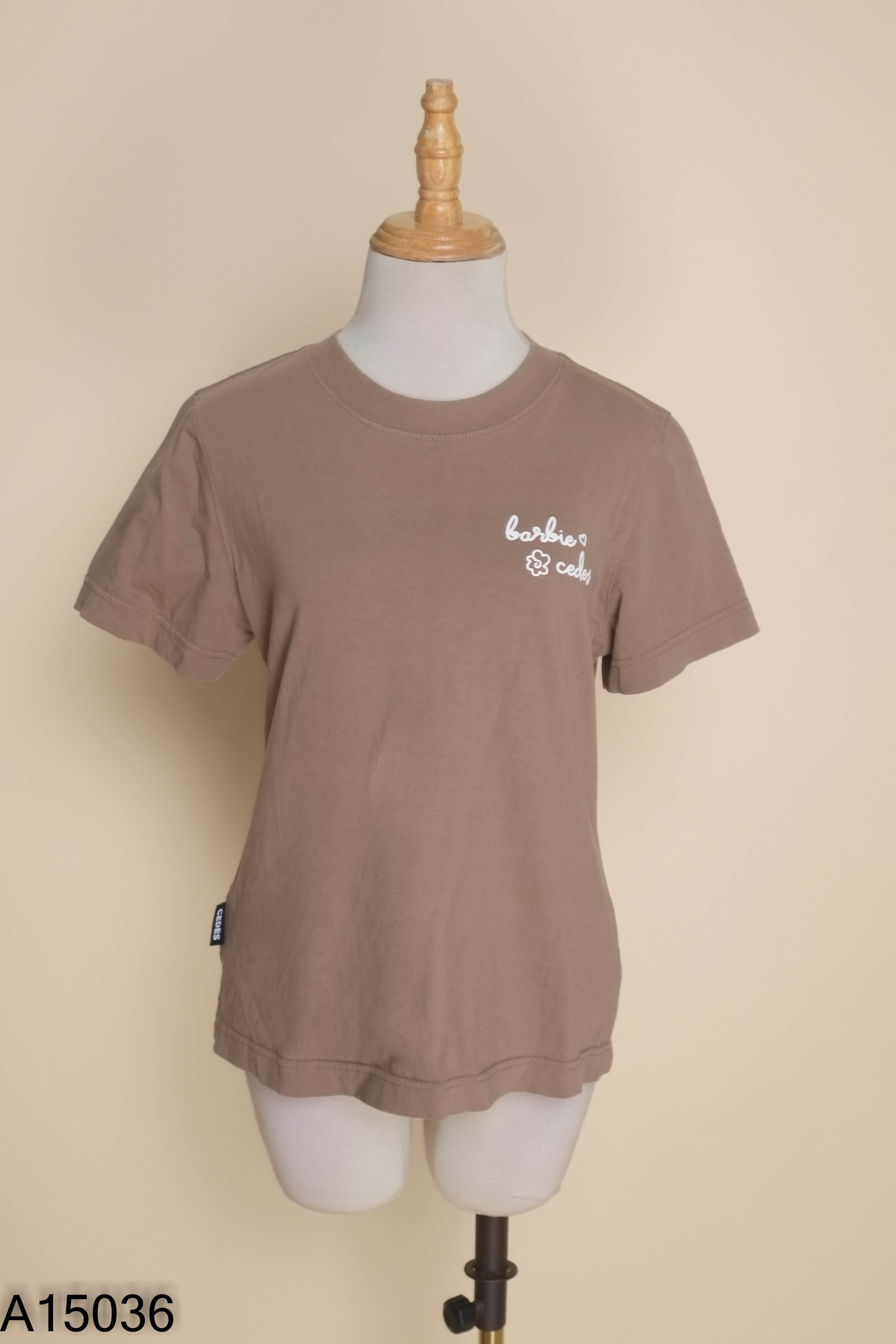 Áo thun babytee nâu CEDES