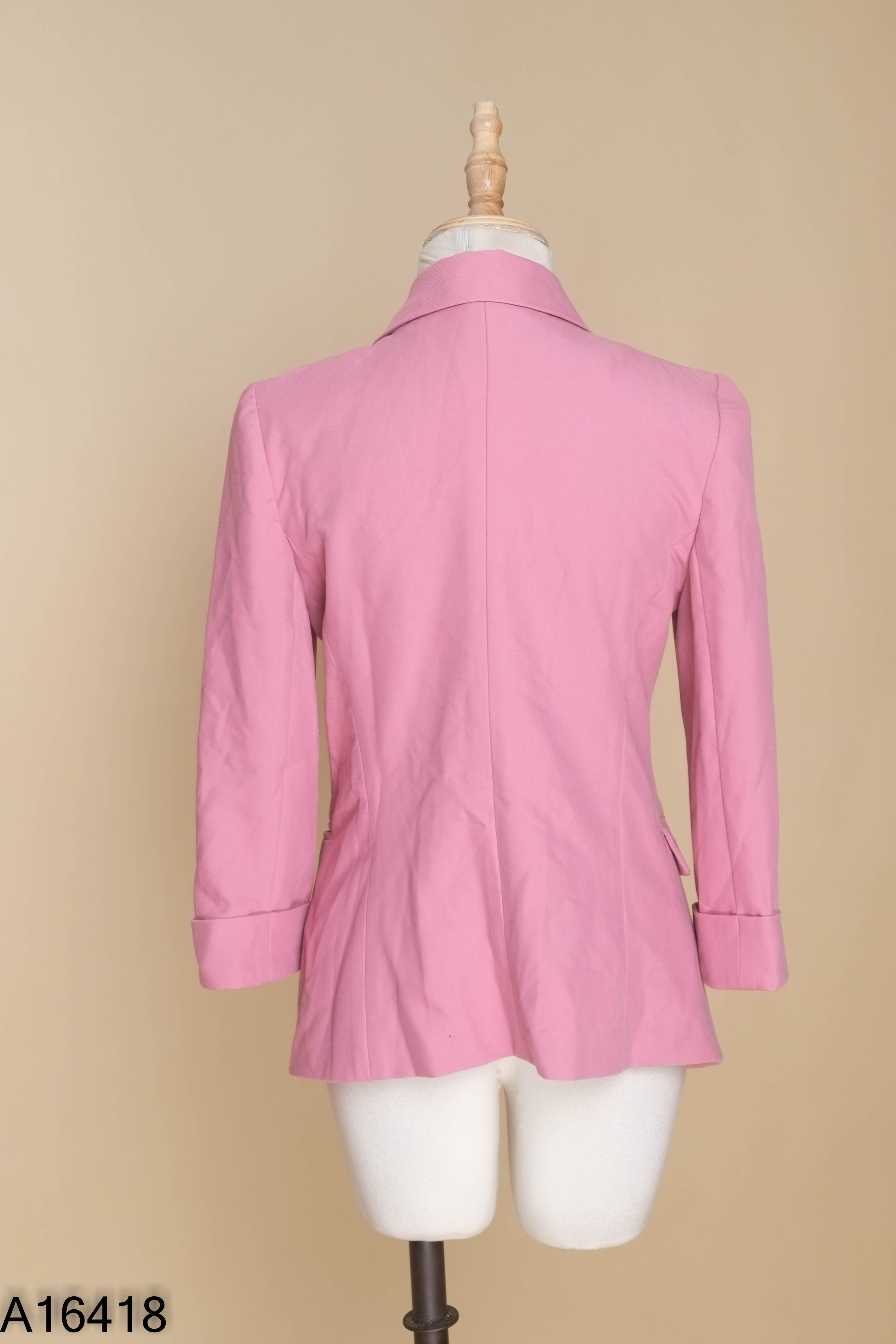 Áo blazer hồng sen