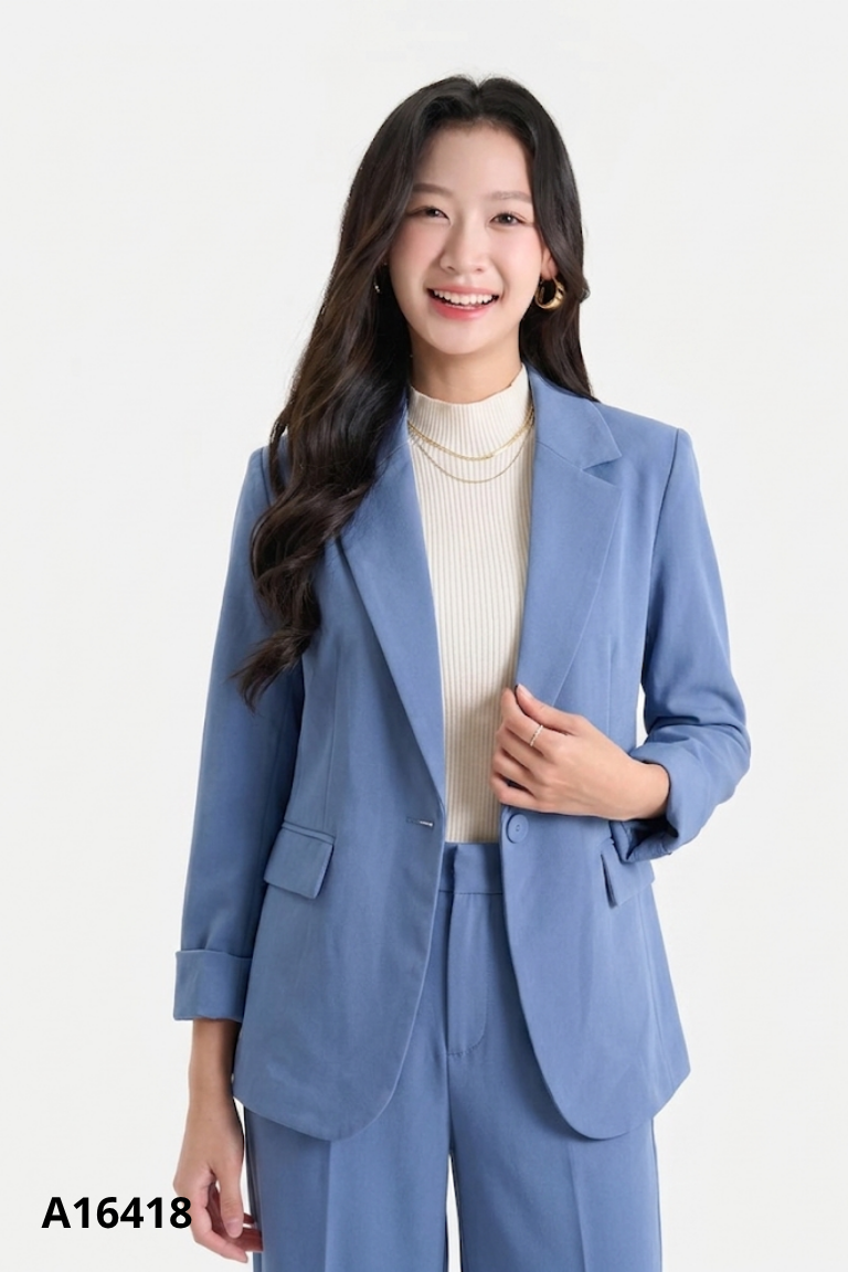 Áo blazer xanh dương