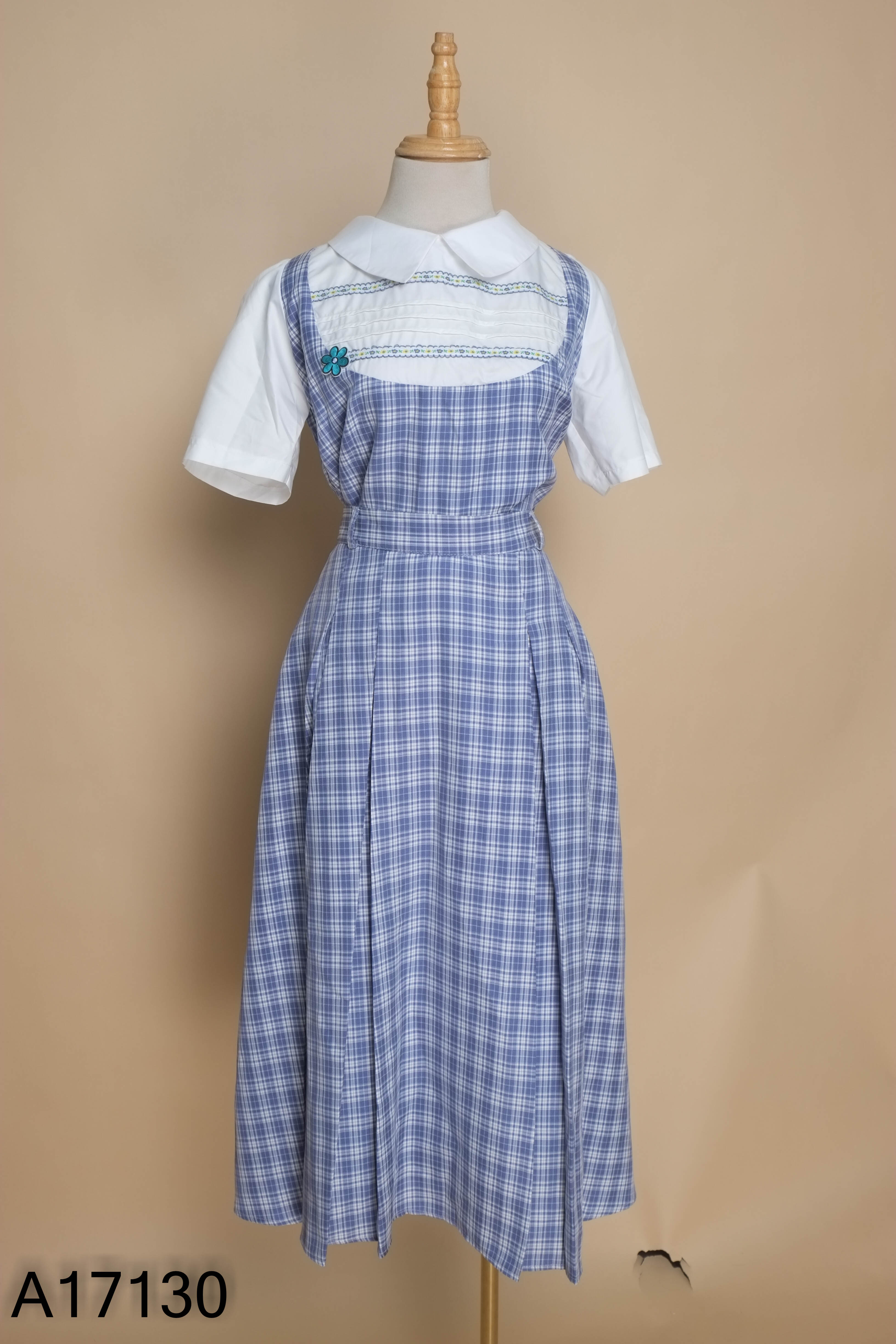 NEWTAG Set MUN MIÊN xanh kẻ caro