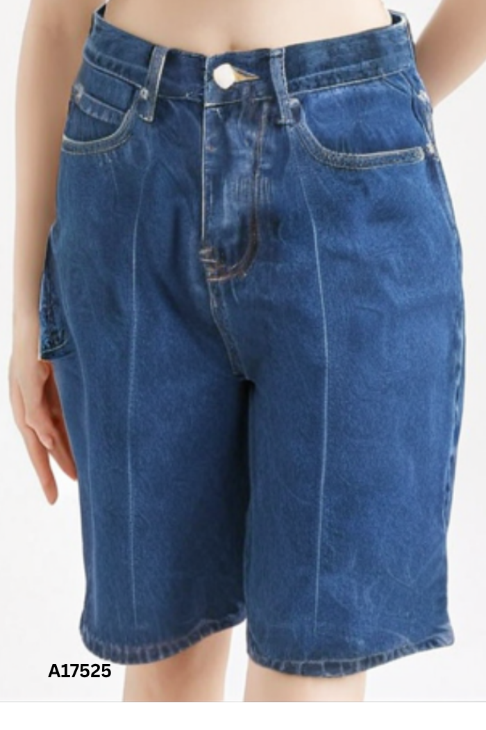Quần shorts jeans xanh