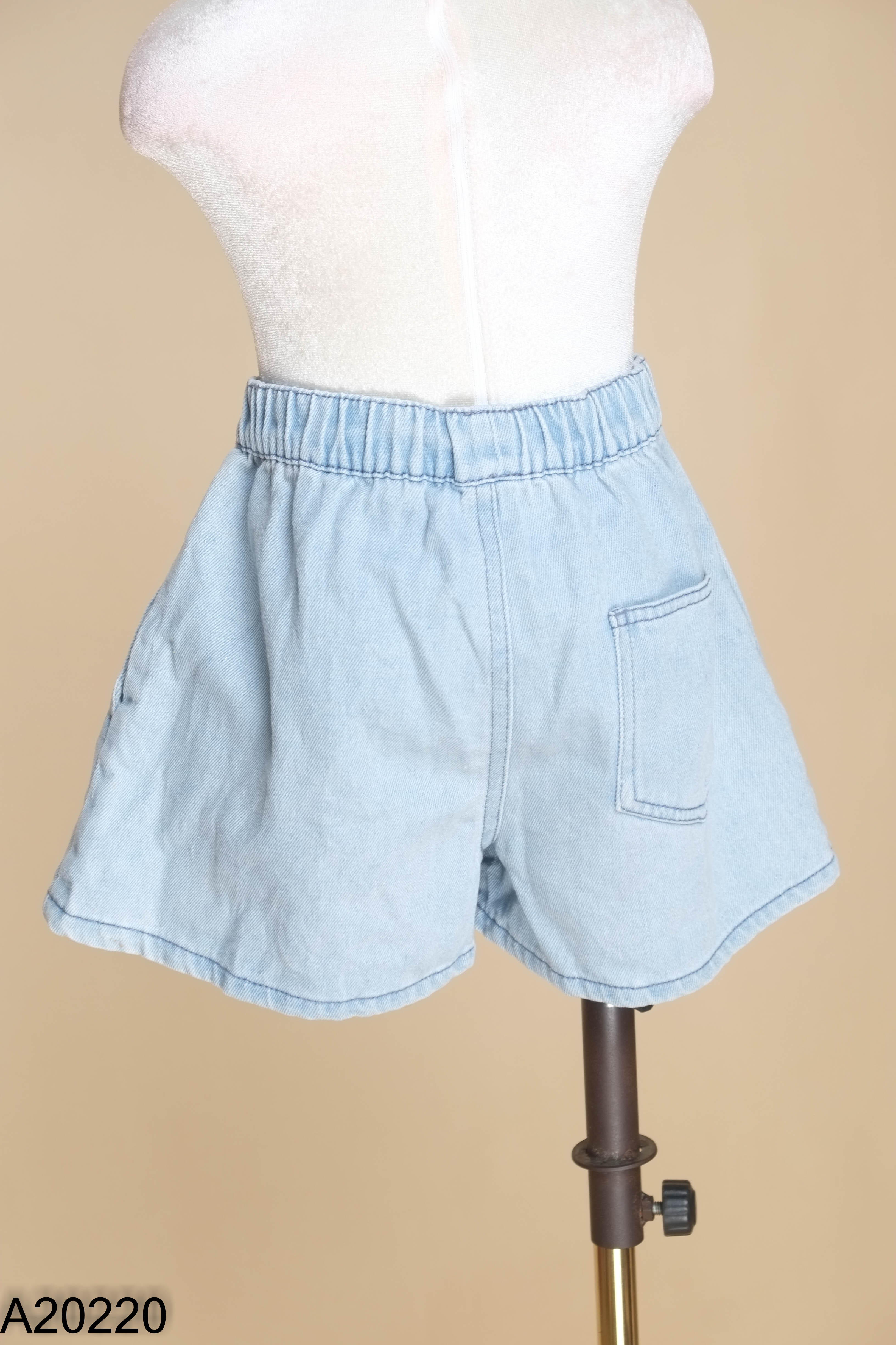 Quần short giả váy jeans xanh KIDS