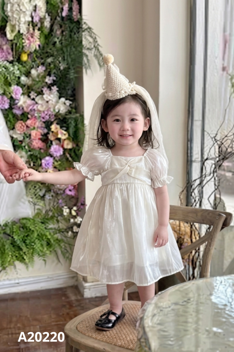 Váy tơ be ánh LENNCO KIDS