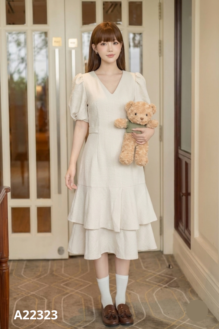 Váy DAISY be tay bồng