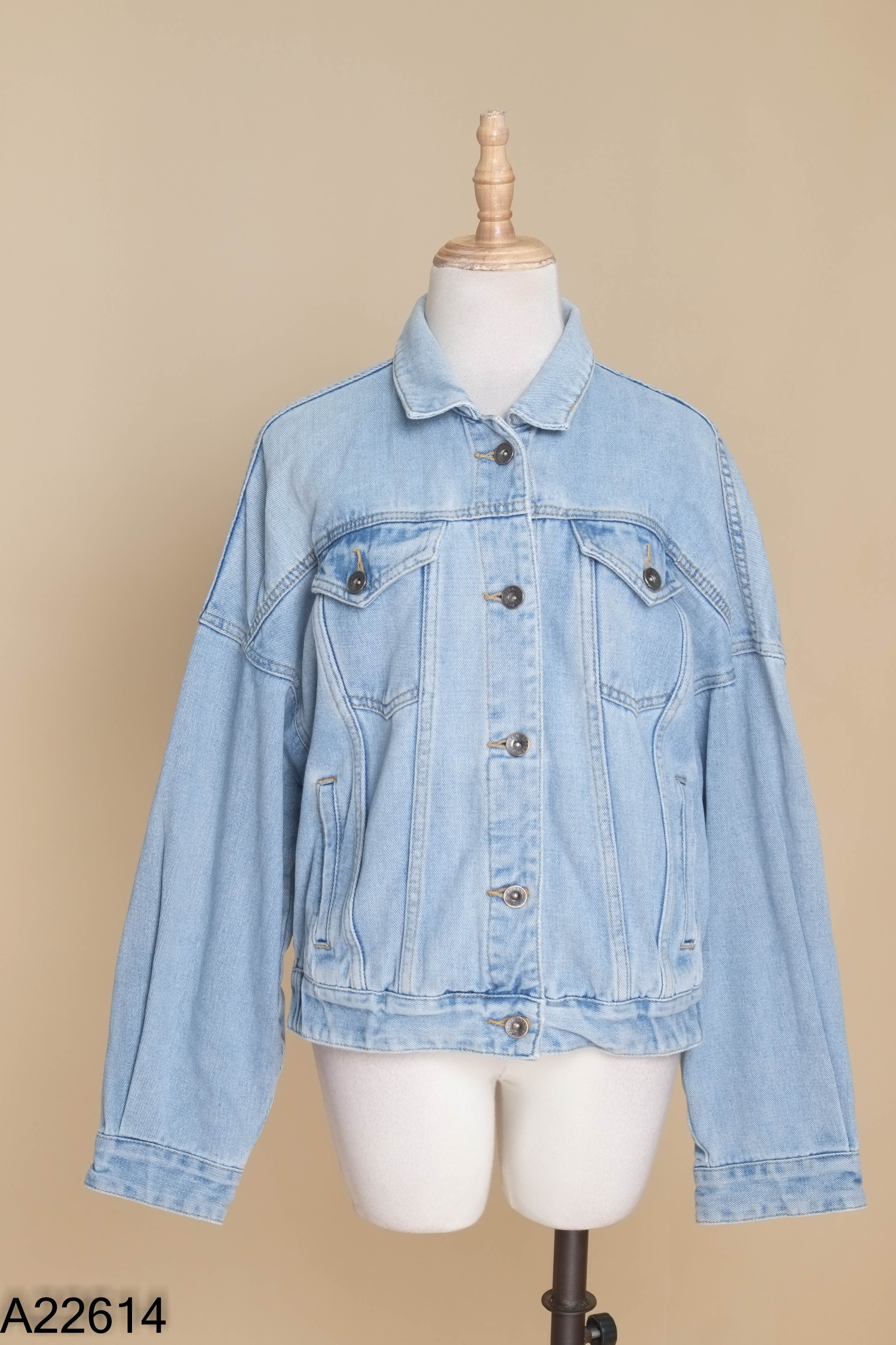 Áo khoác jeans 20AGAIN xanh