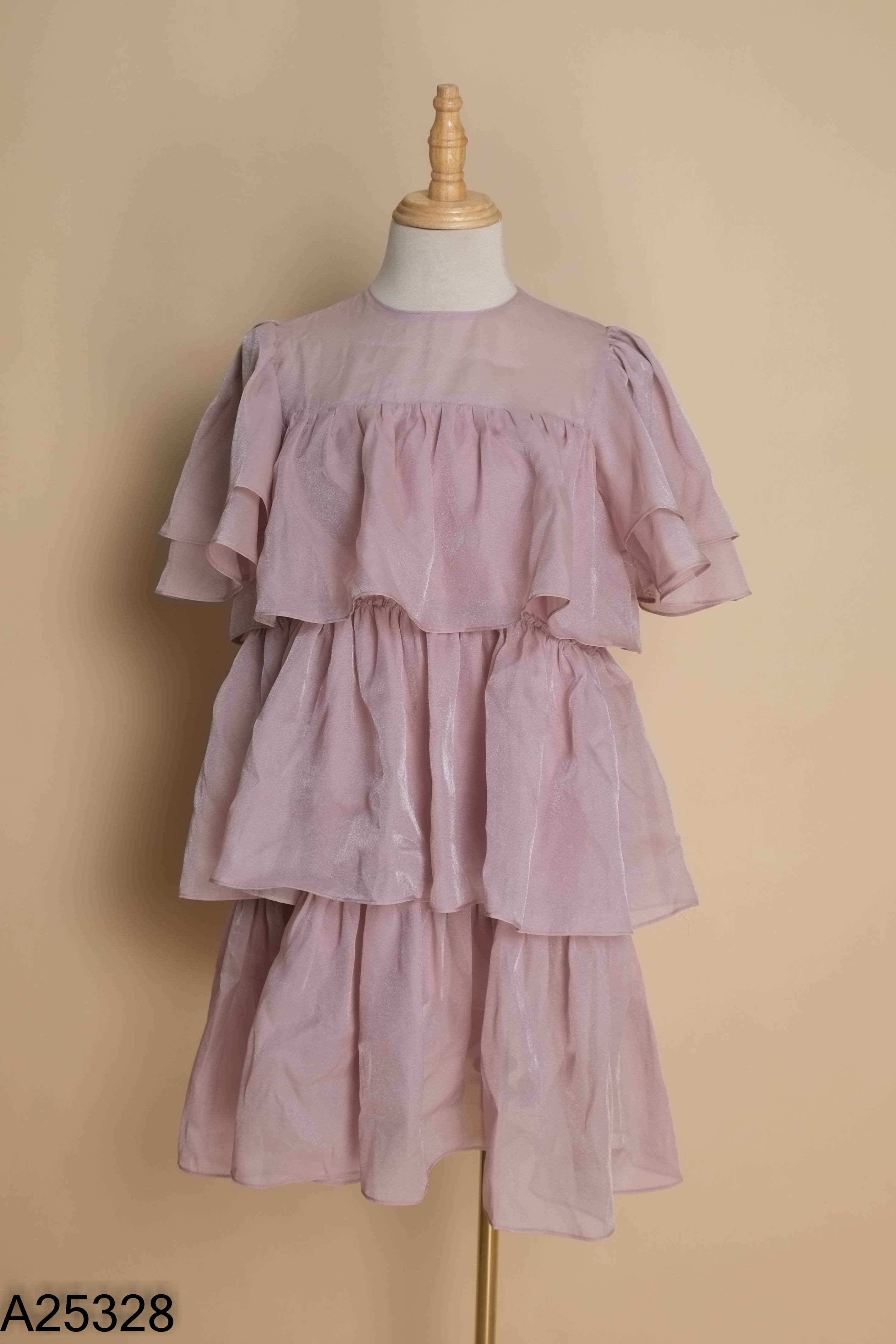 Váy voan tím nhạt