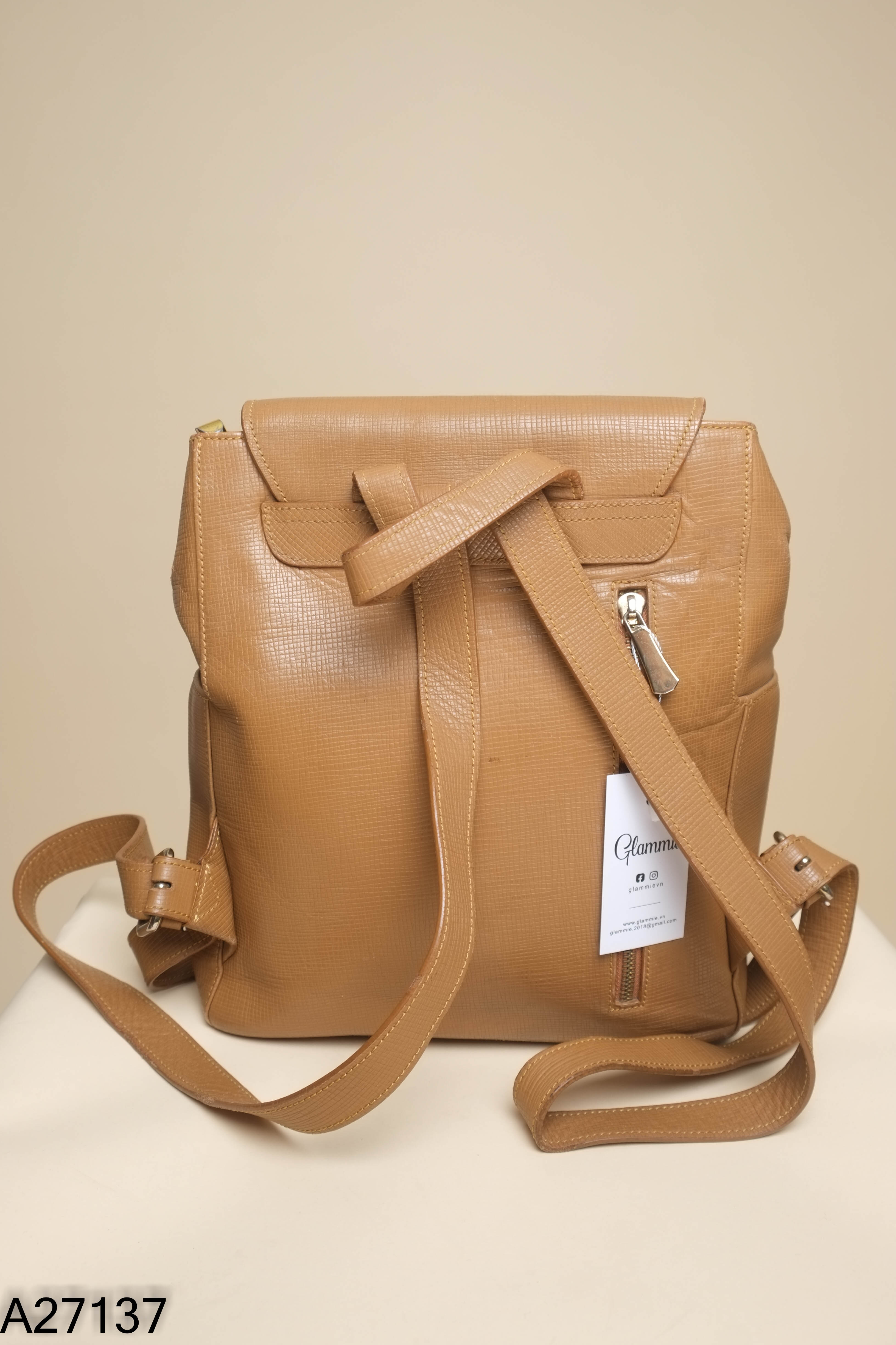 Túi bags da nâu SANTA CLAUS