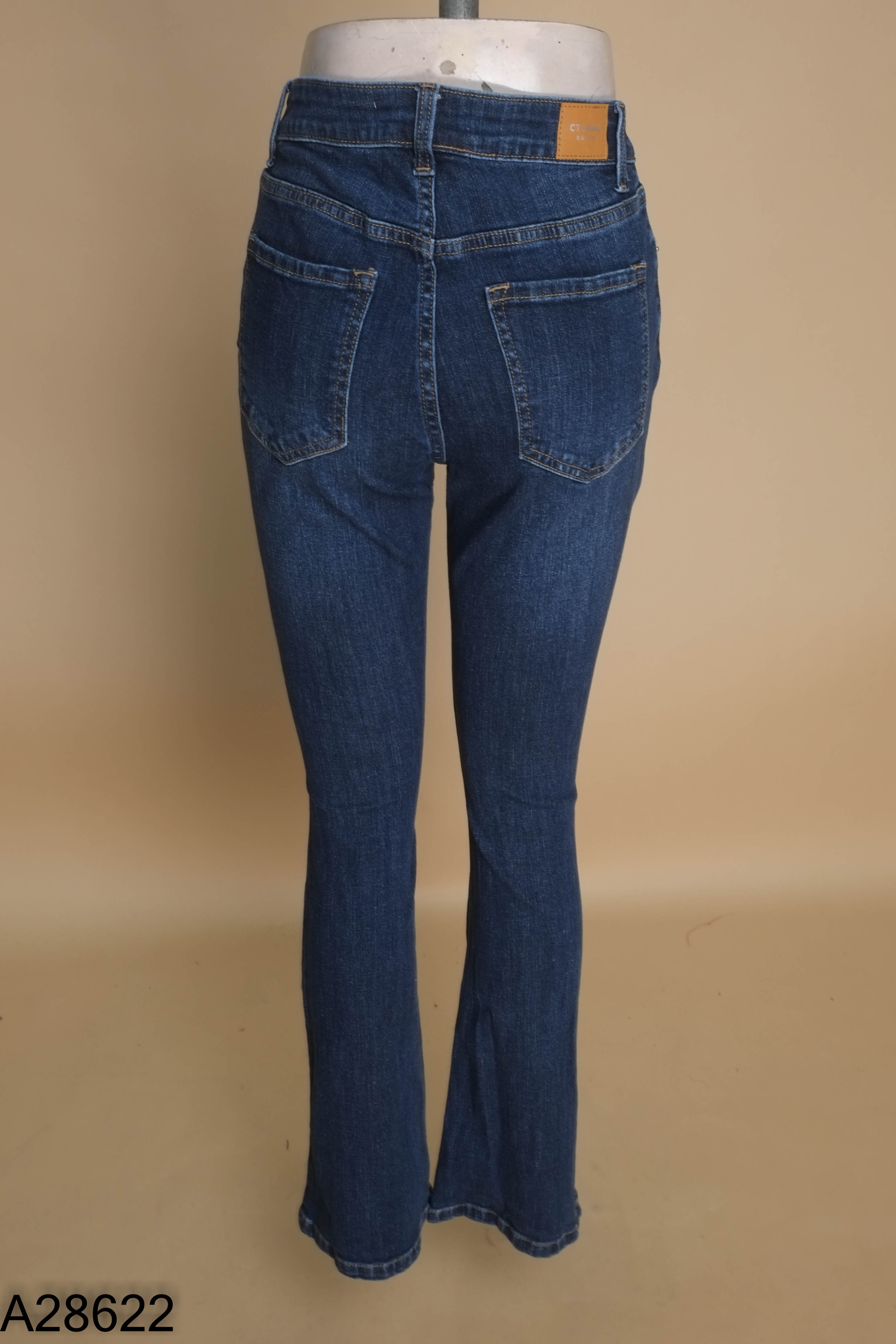 Quần jeans CT JEANS xanh loe