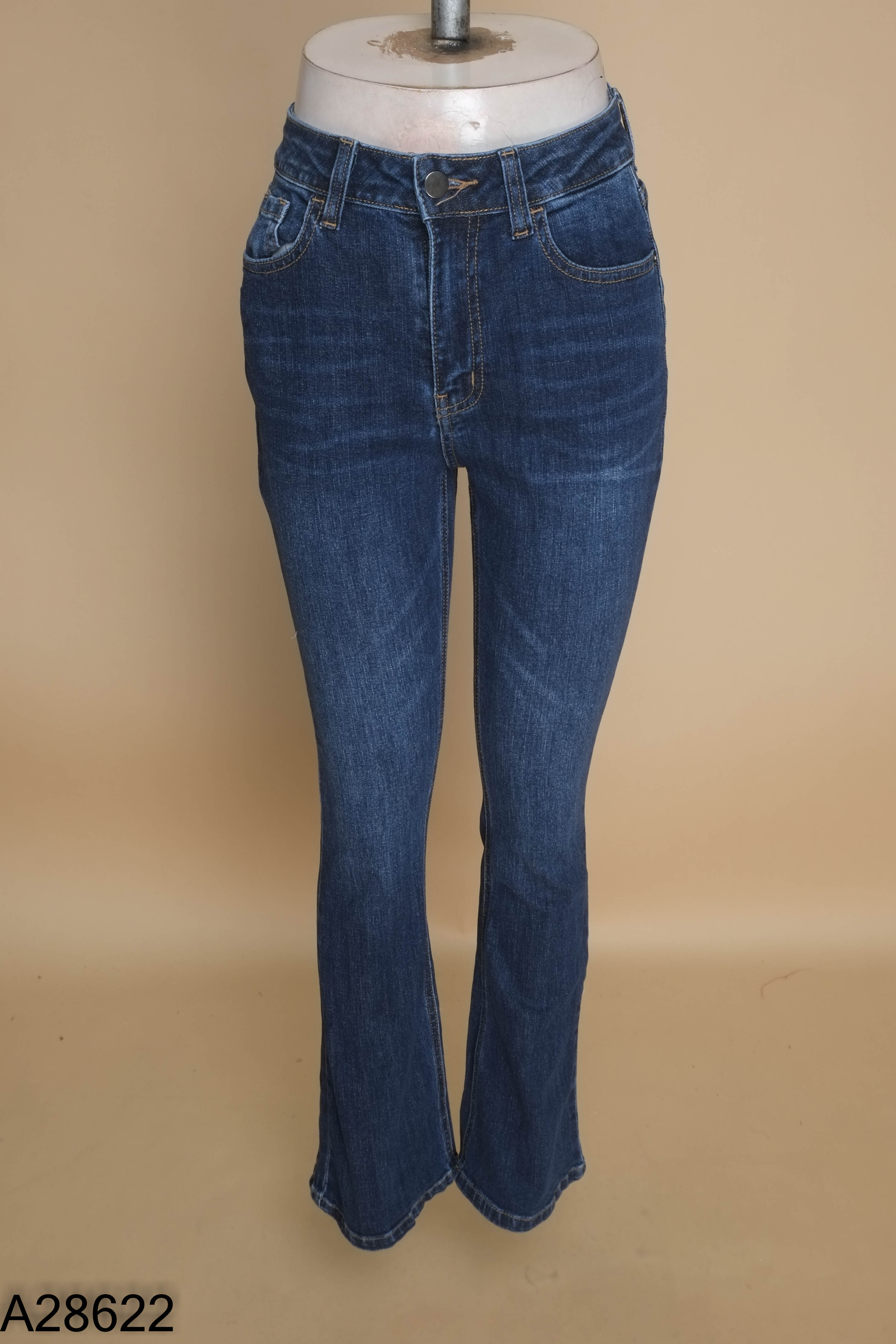 Quần jeans CT JEANS xanh loe