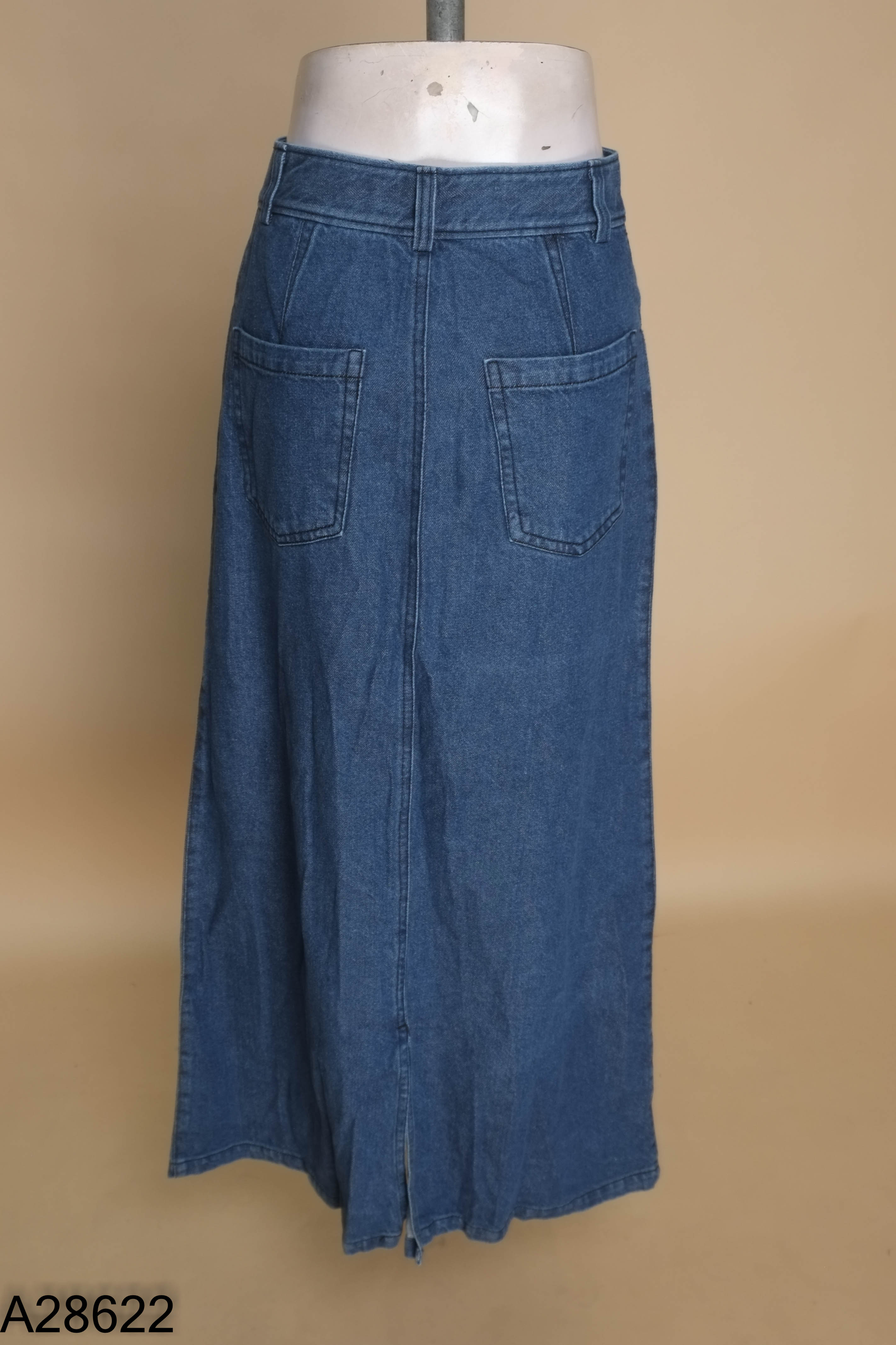Quần jeans SHOJO xanh trơn