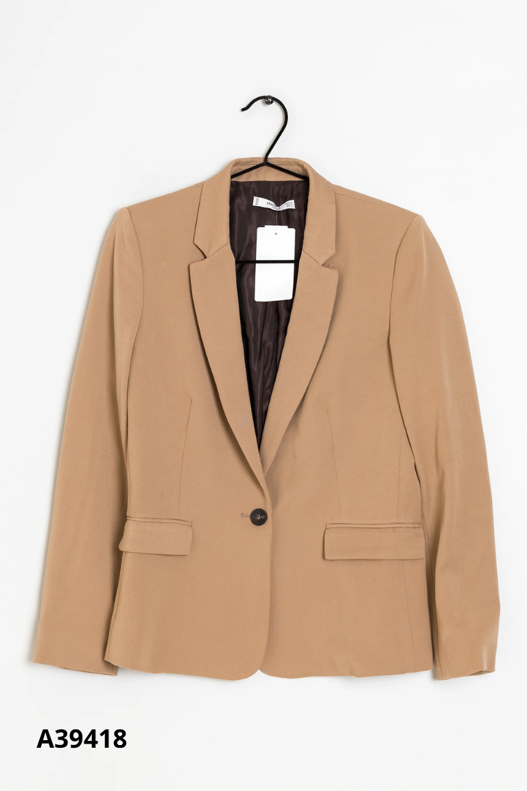 Áo khoác vest MANGO nâu