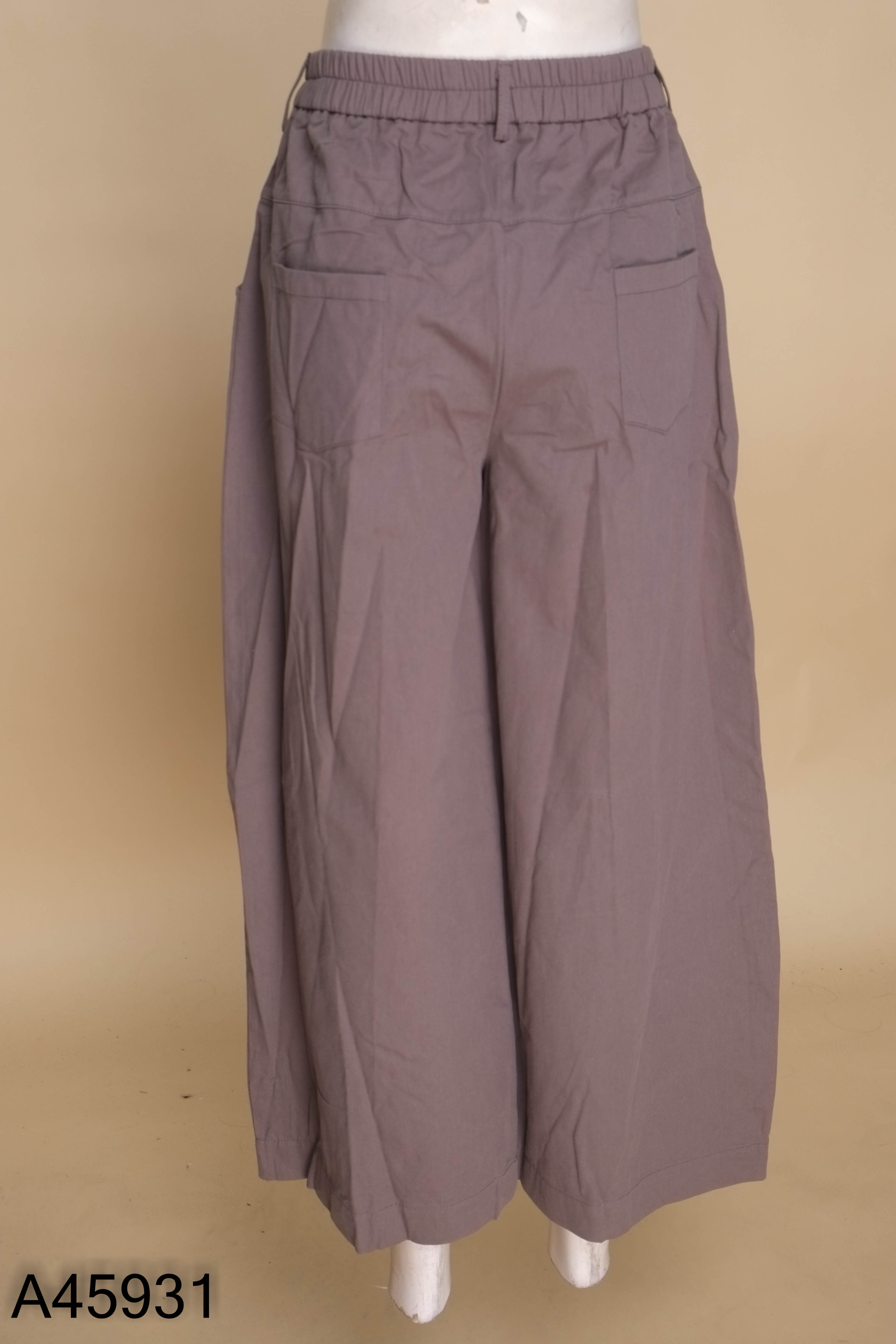 NEWTAG Quần kaki xám ghi đậm