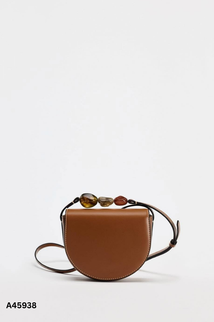 Túi xách ZARA da nâu