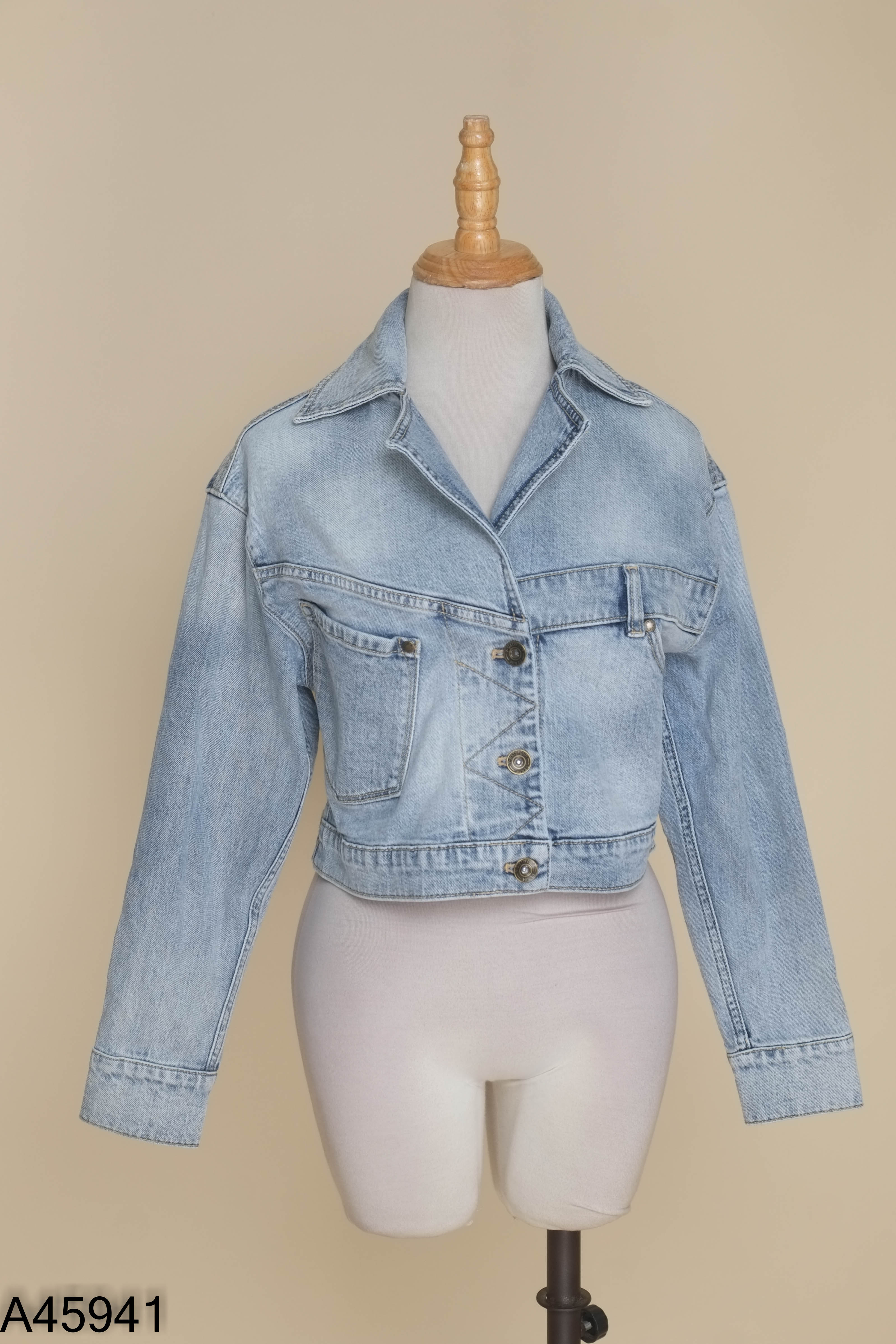 Áo khoác jeans xanh