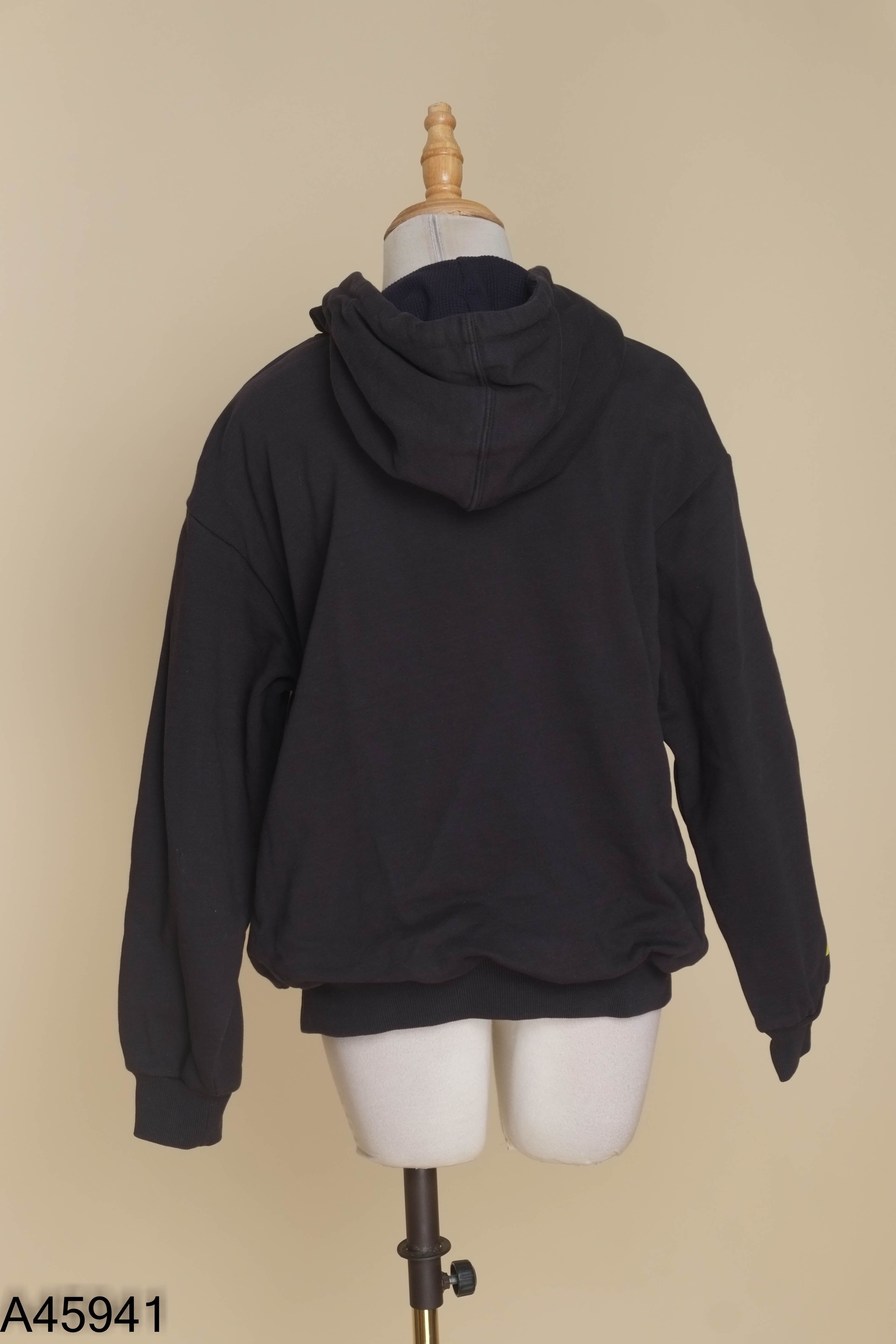 Áo khoác hoodie BÒ SỮA xanh than