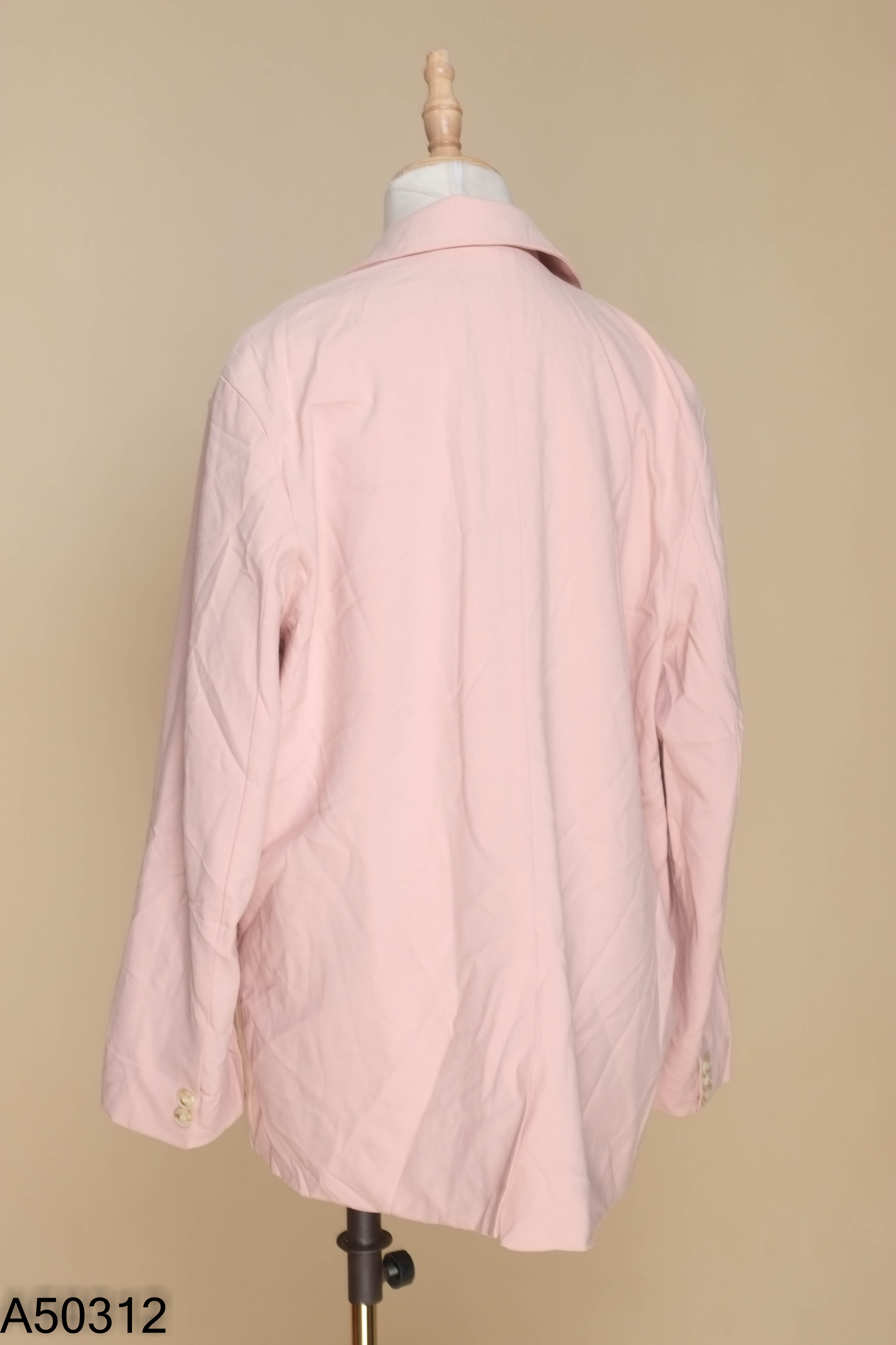 Áo khoác blazers hồng trơn