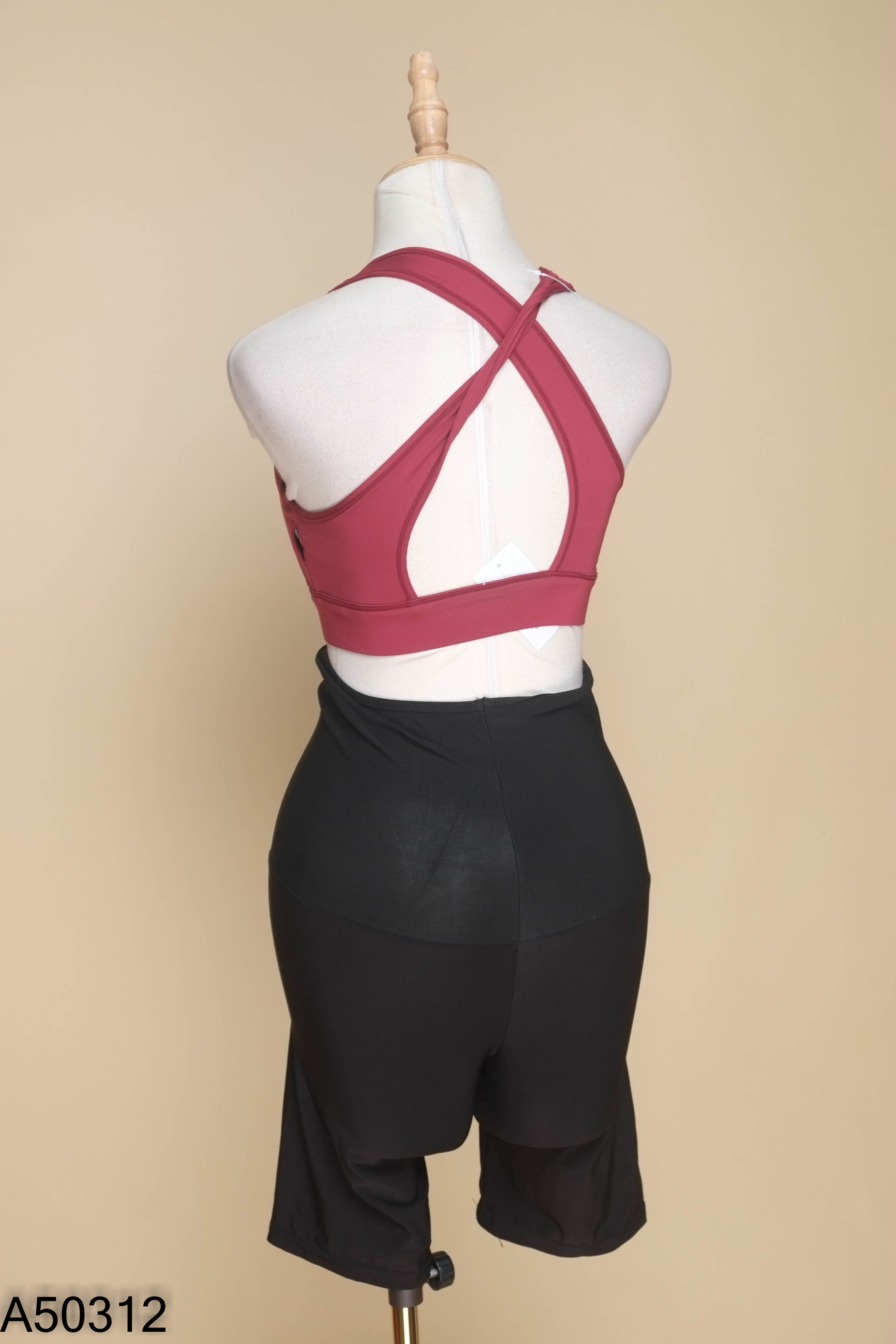 Set đồ tập Áo tím + quần legging