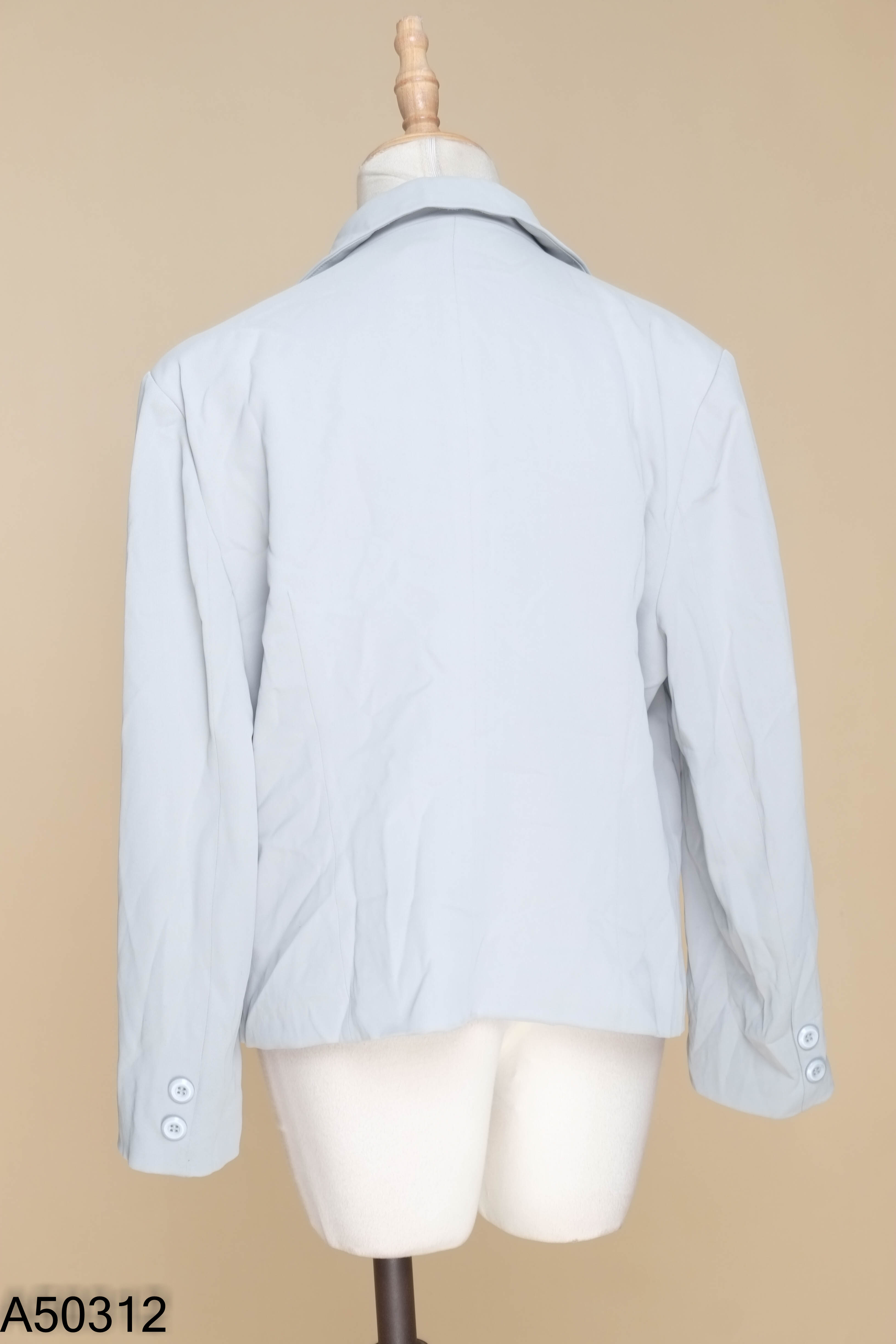 Áo khoác blazers xanh ngọc trơn