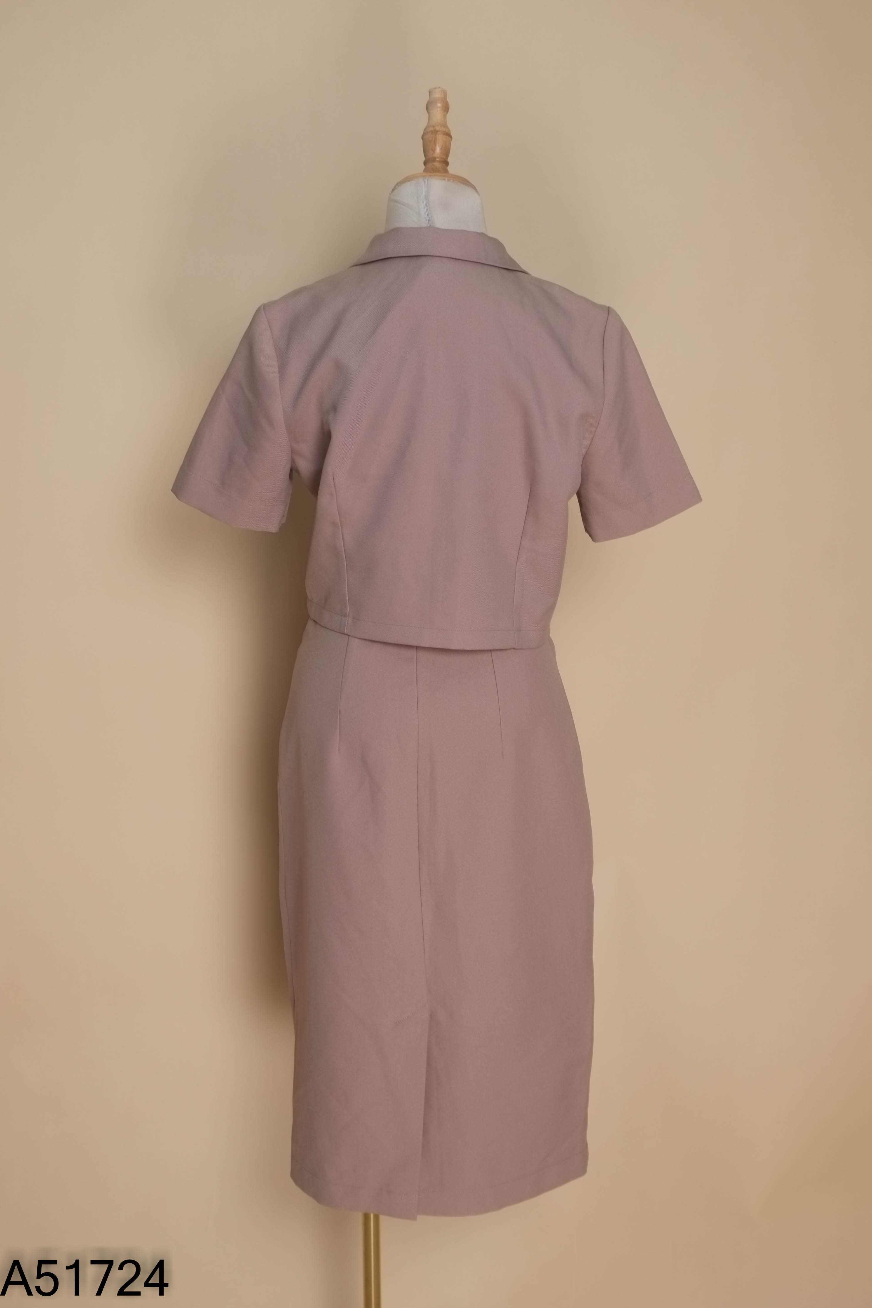 SET áo K&K FASHION xanh(L)+ chân váy(M)