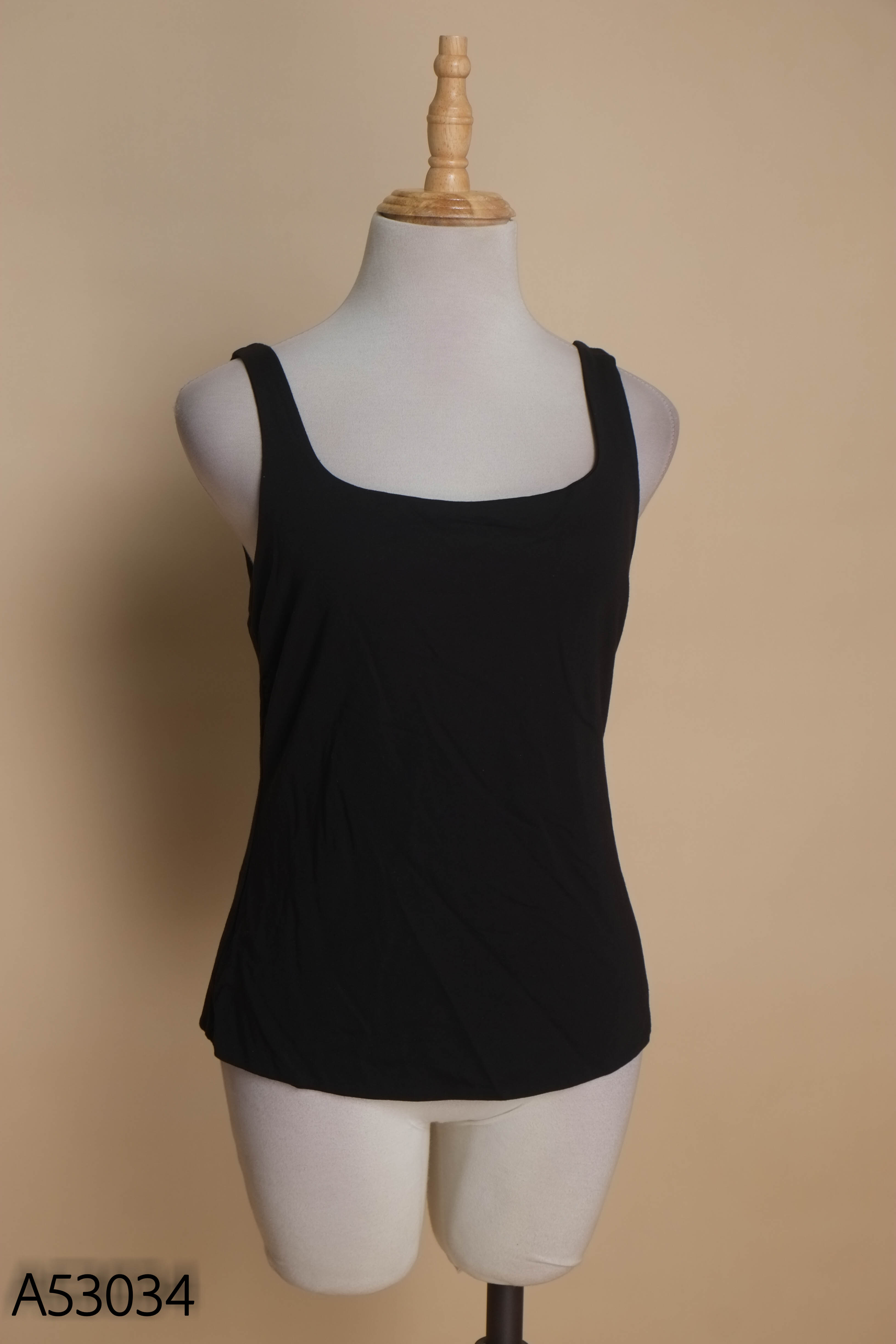 Áo đen COCOSIN hai dây cổ rộng