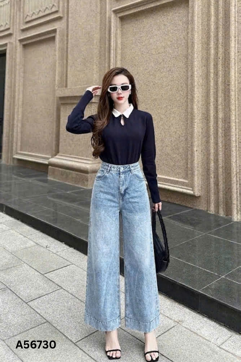 Quần jean VIETSNAKE xanh