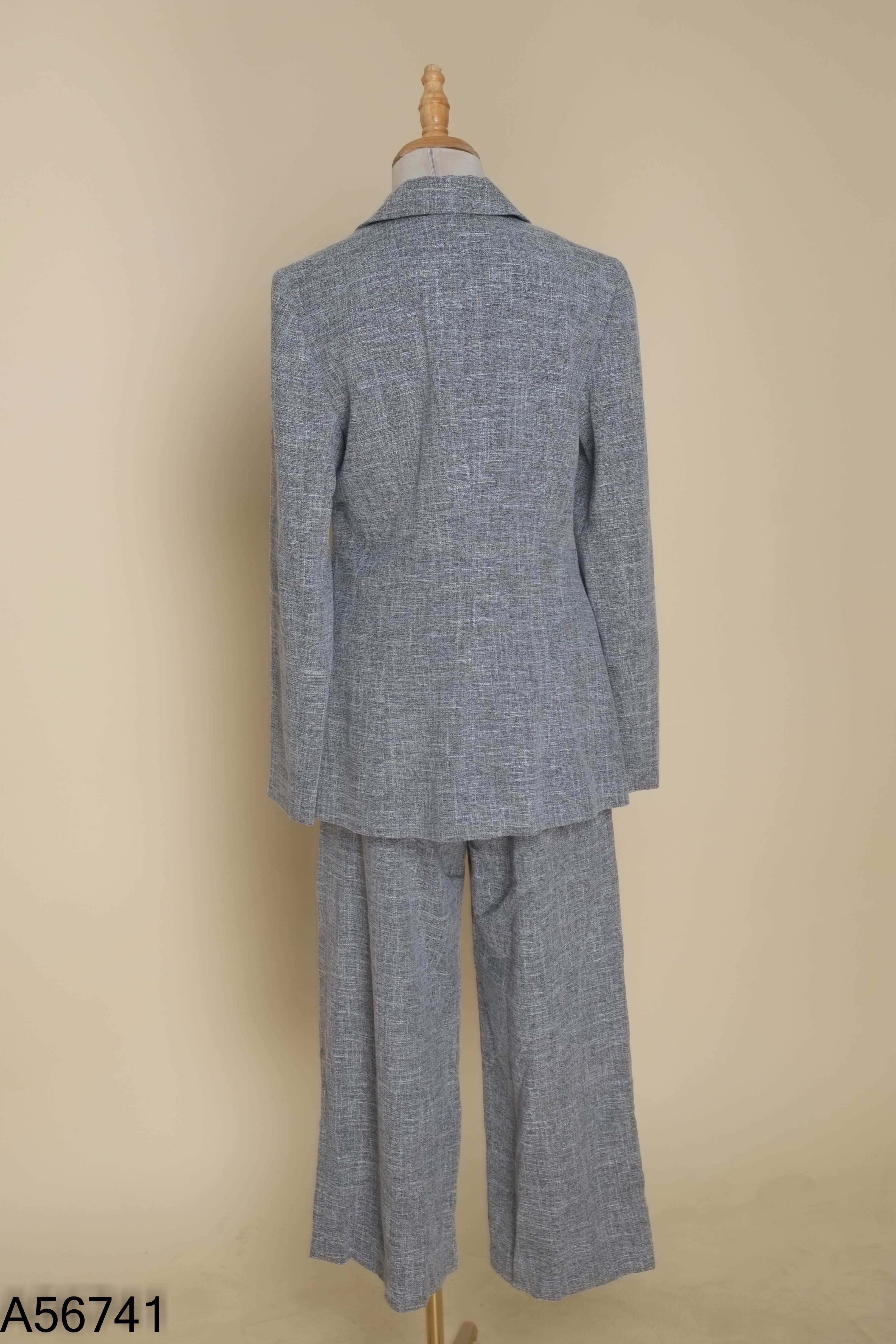 SET áo khoác vest xám+ quần
