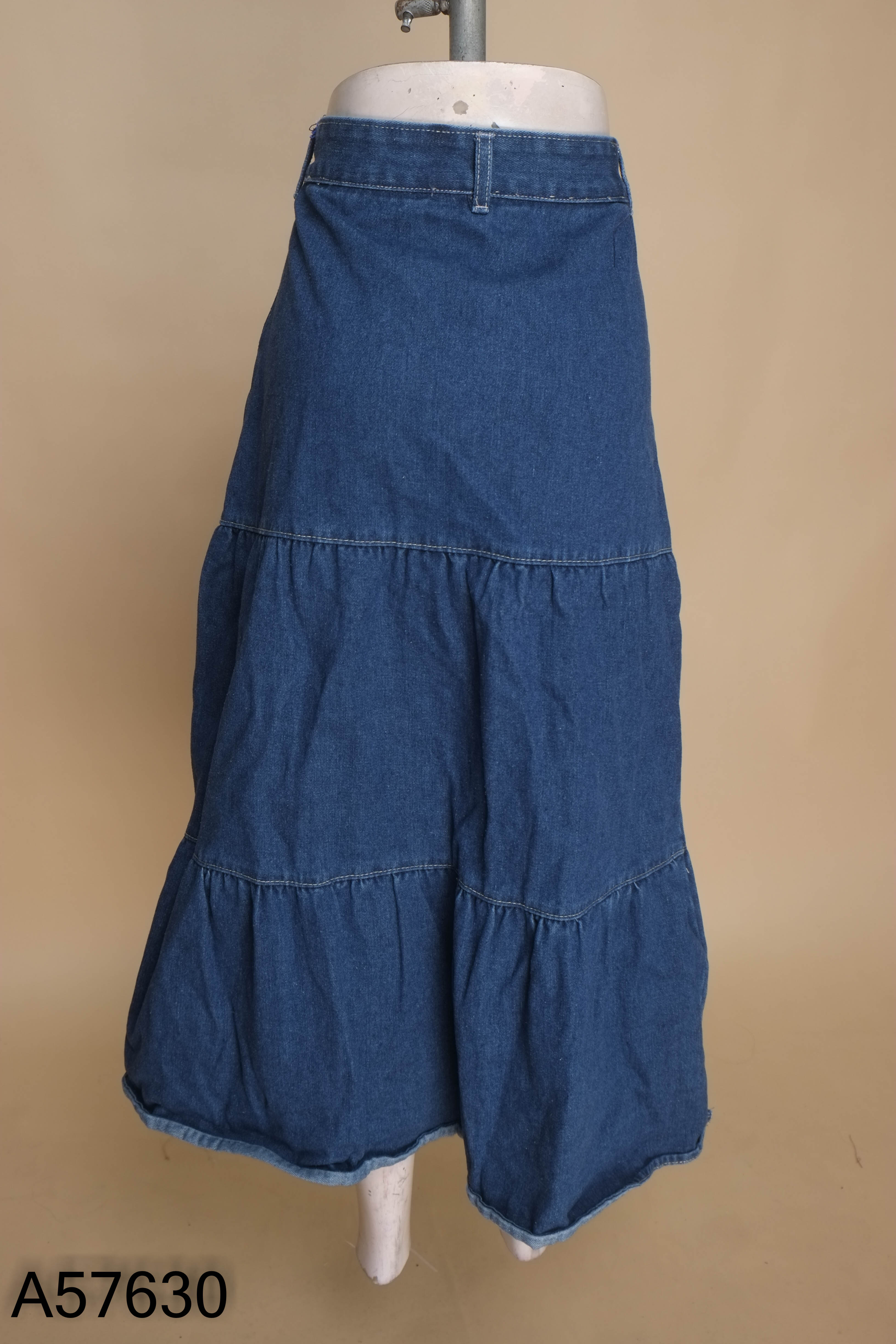 Chân váy jeans xanh