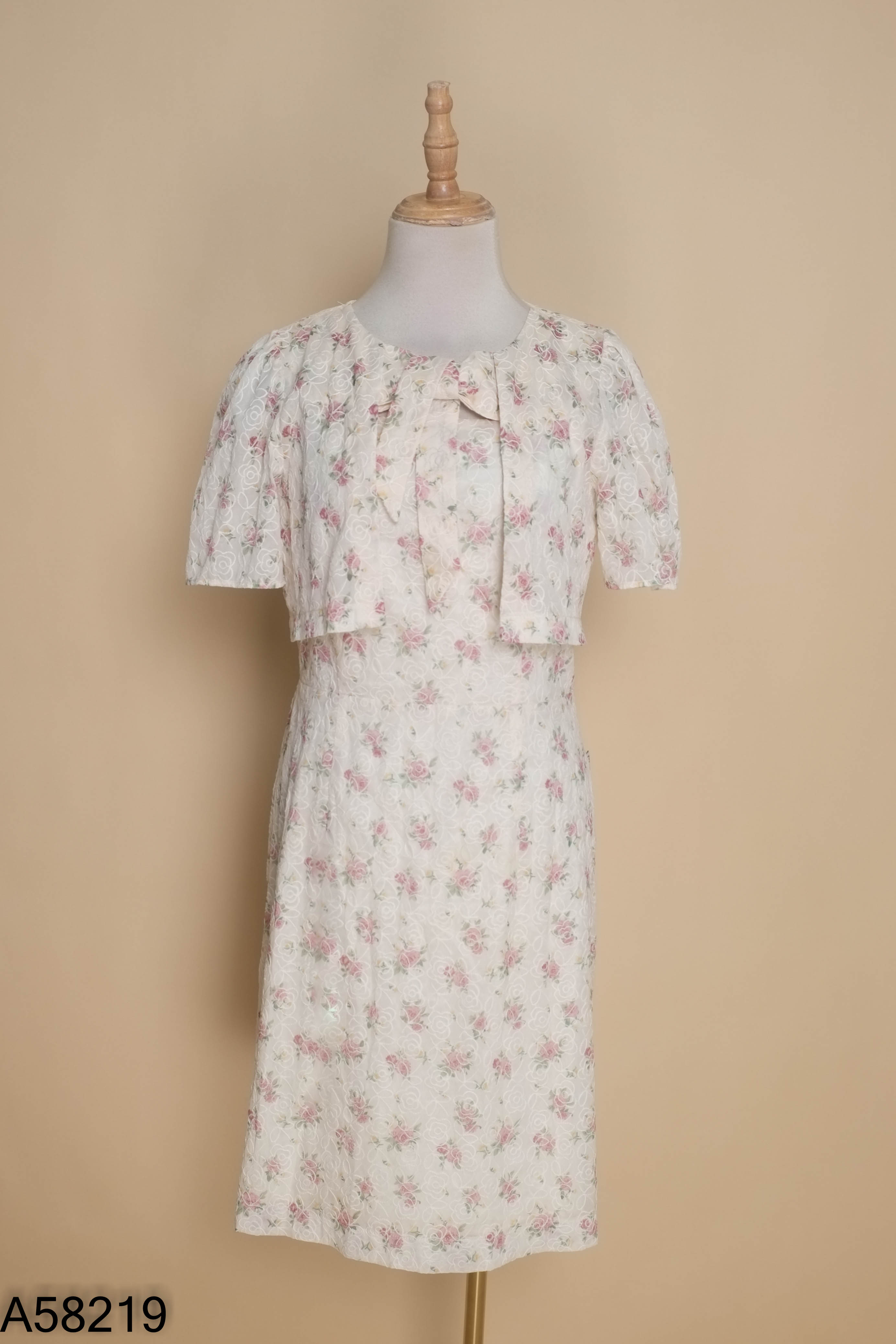 Set ORCHID áo croptop + váy be họa tiết