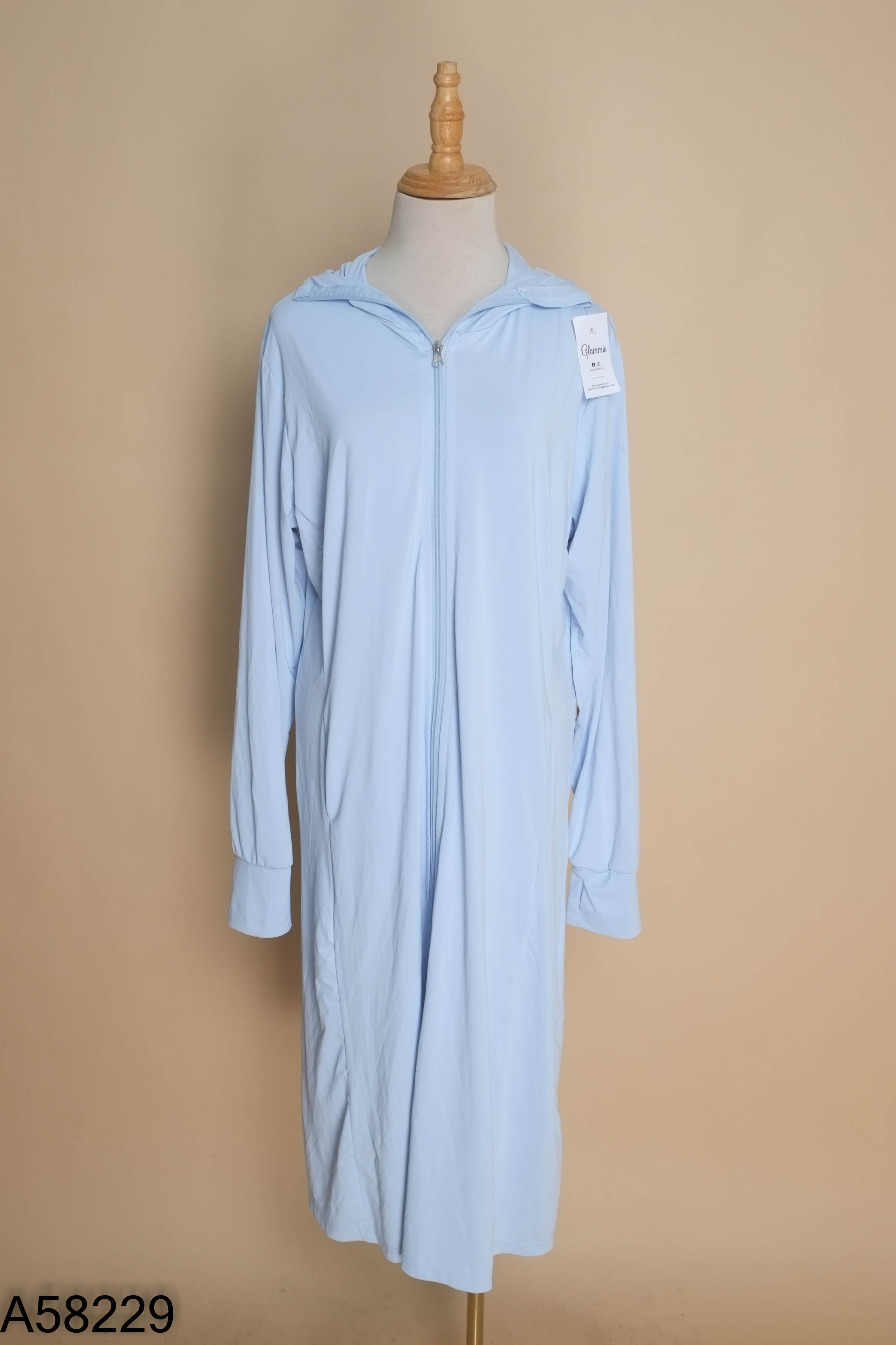 Váy áo chống nắng xanh