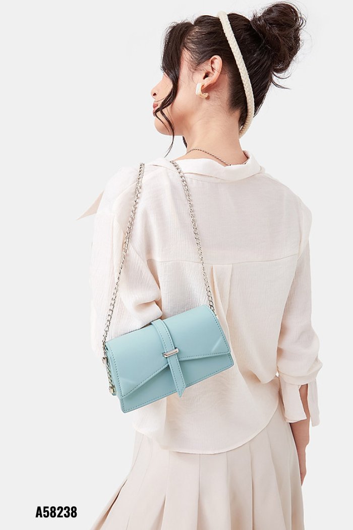 Túi xách JUNO xanh trơn (BẨN NHẸ)