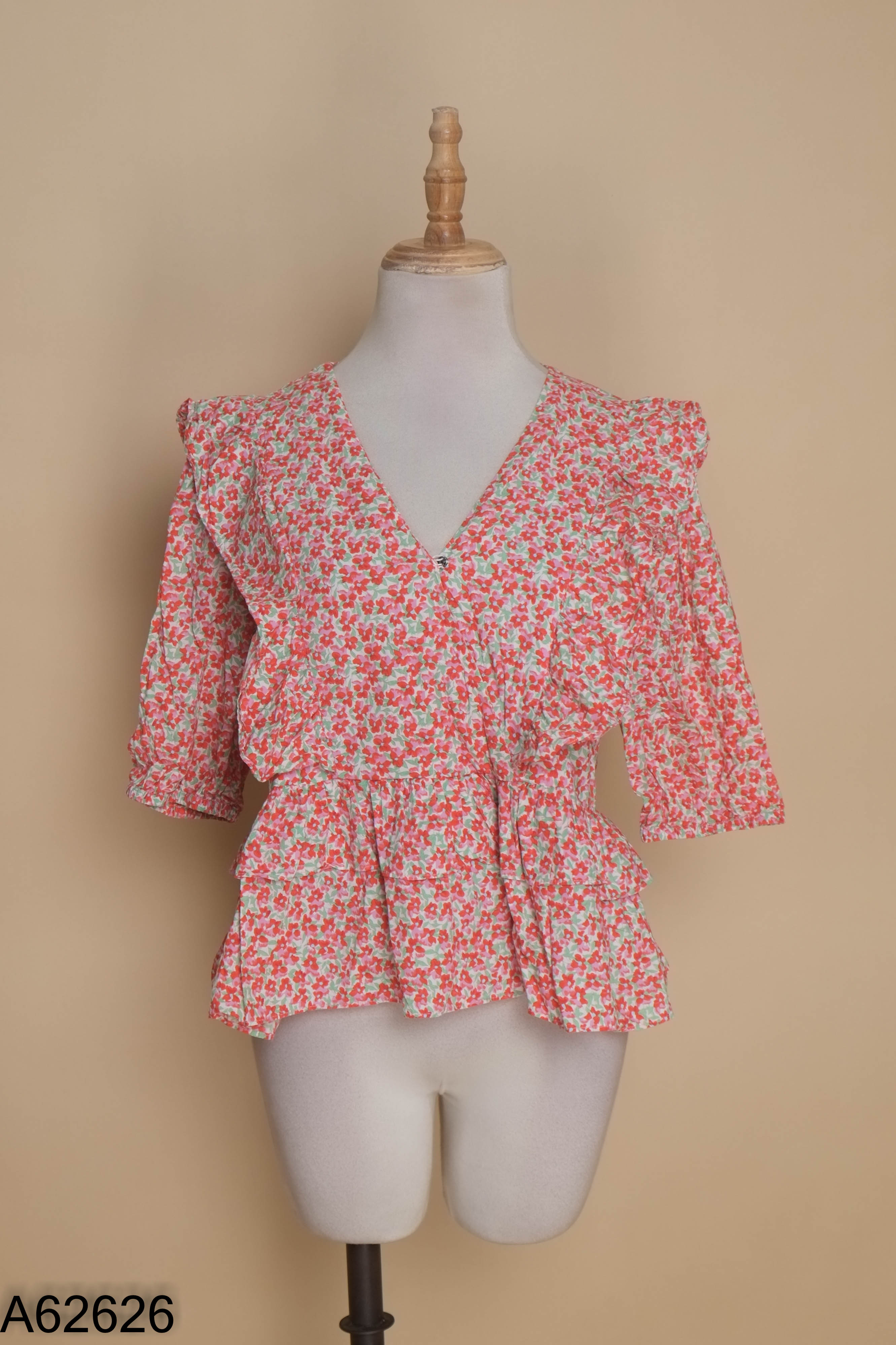 Áo babydoll họa tiết hoa
