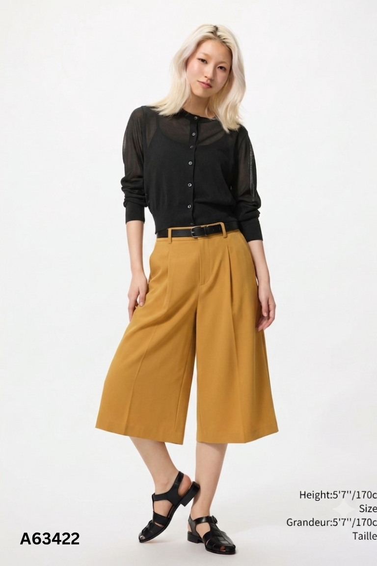Quần UNIQLO vàng lửng