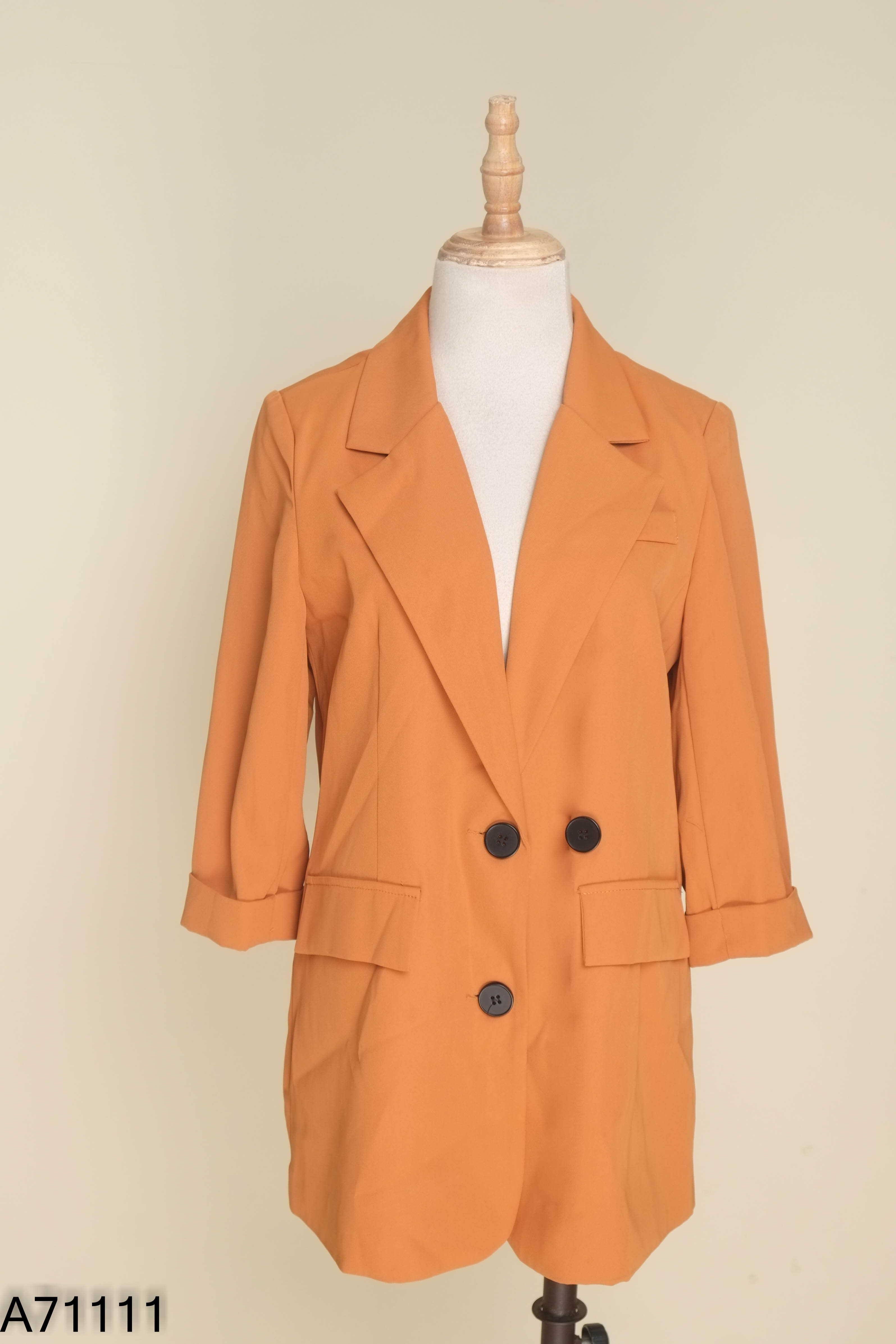 Áo blazer cam đất