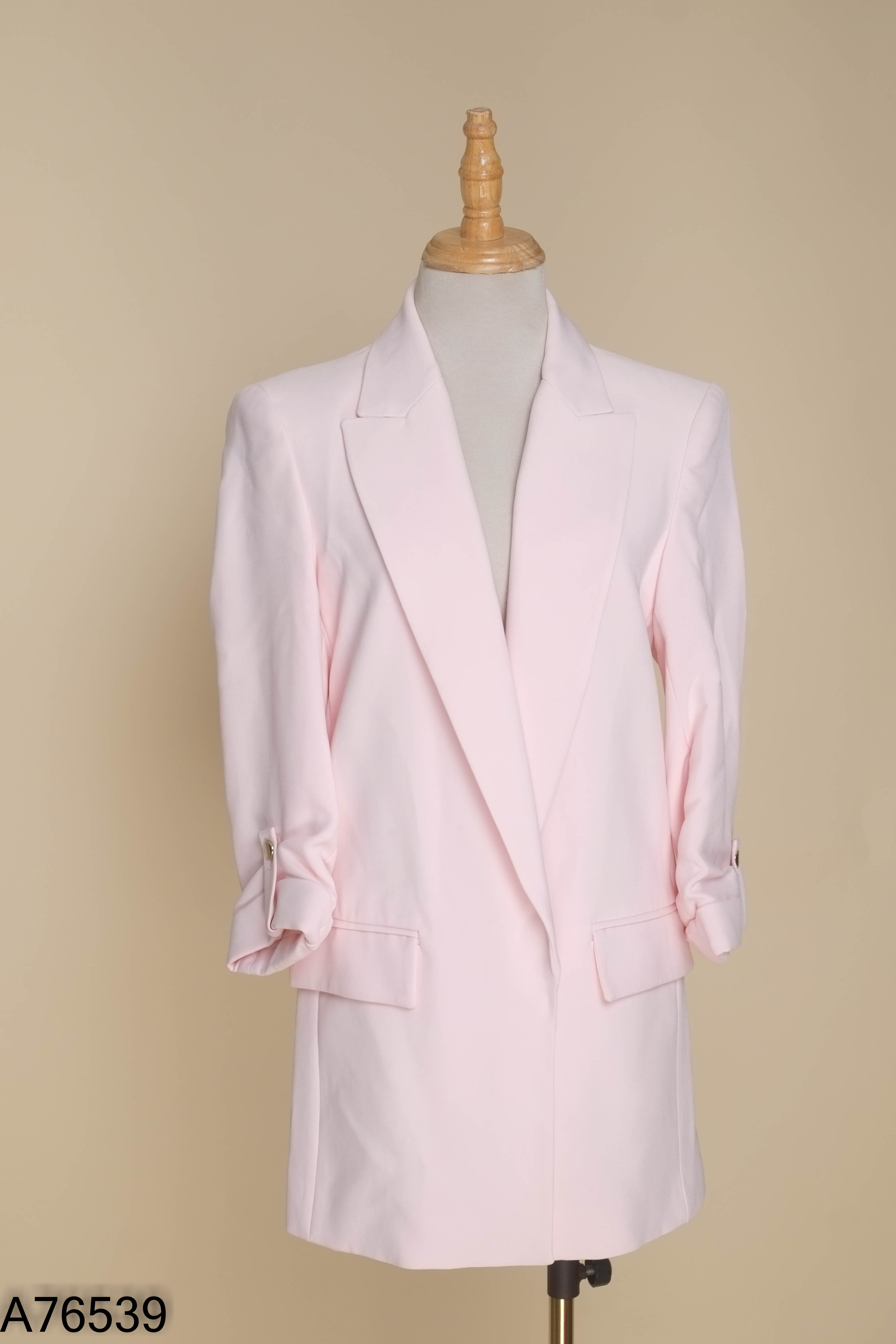 NEWTAG áo blazer ZARA hồng pastel